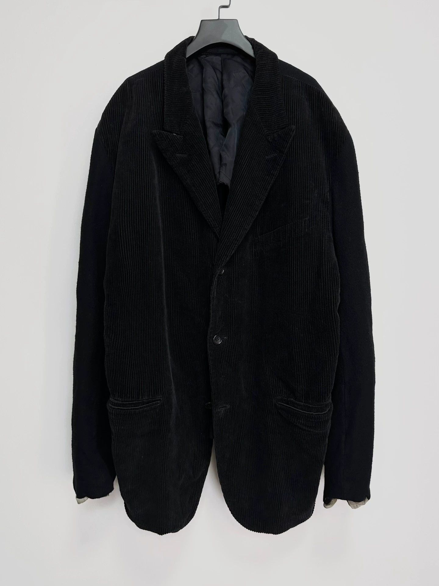 Comme des Garcons CDG 94AW Shrink Wool Paneled Jacket L Size US L / EU 52-54 / 3 - 1 Thumbnail