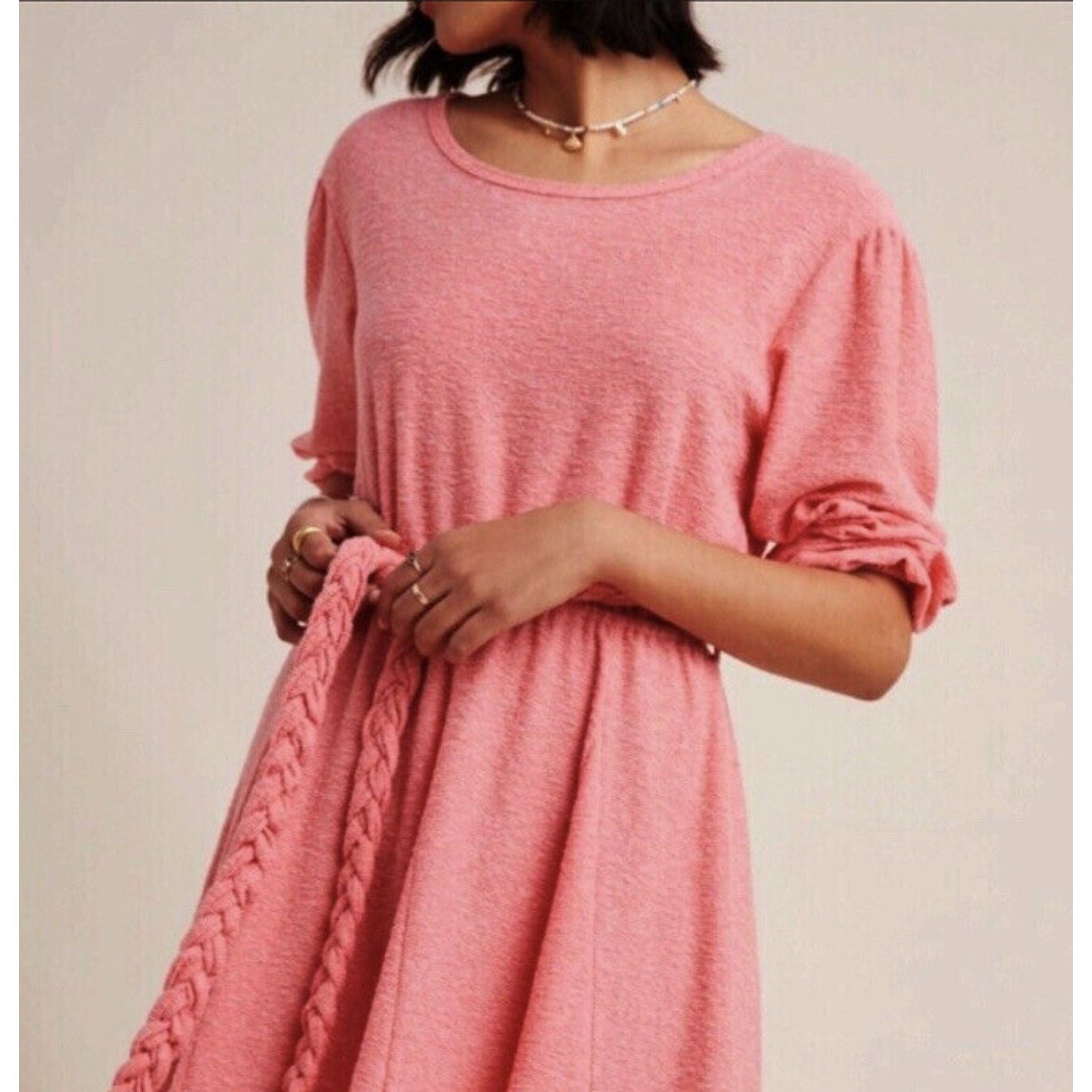 Anthropologie Anthropologie Women's Textured Mini Dress Sz Small A003046 Size S / US 4 / IT 40 - 4 Thumbnail