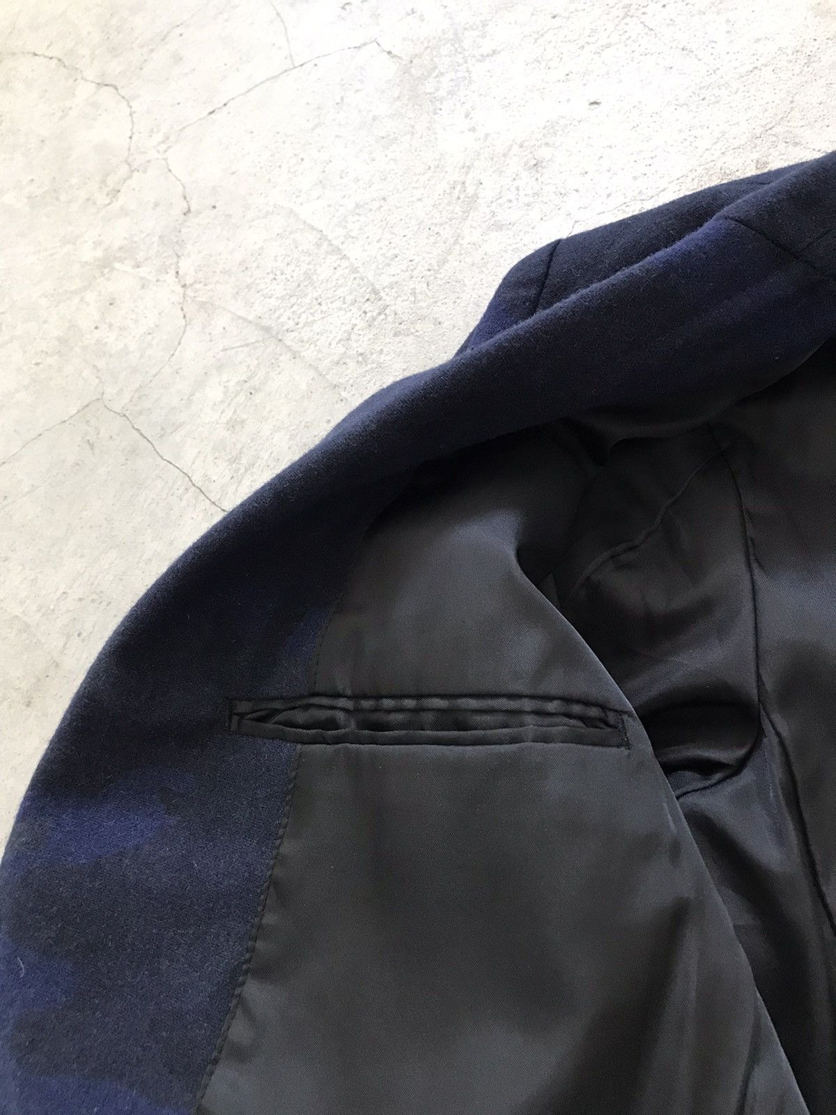 Journal Standard JOURNAL STANDARD Blue Camo Blazer Size 38L - 11 Thumbnail