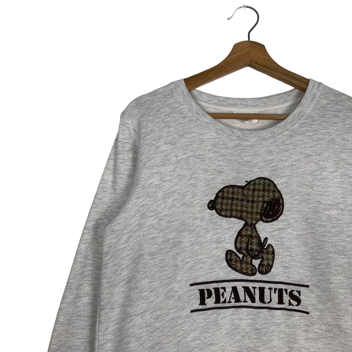 Peanuts PEANUTS Snoopy Big Logo Sweatshirts #0713-C33 Size US L / EU 52-54 / 3 - 6 Thumbnail