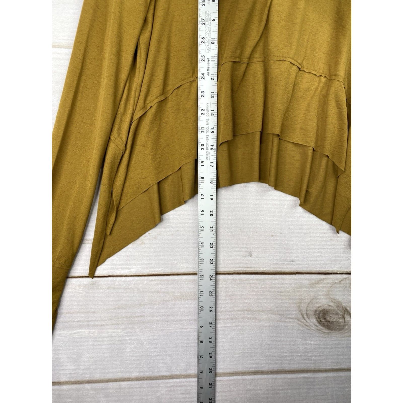Free People Free People Movement Tempo Top XS Gold Long Sleeve Pullover Blouse Womens Spring Casual Knit Shirt Size XS / US 0-2 / IT 36-38 - 6 Thumbnail