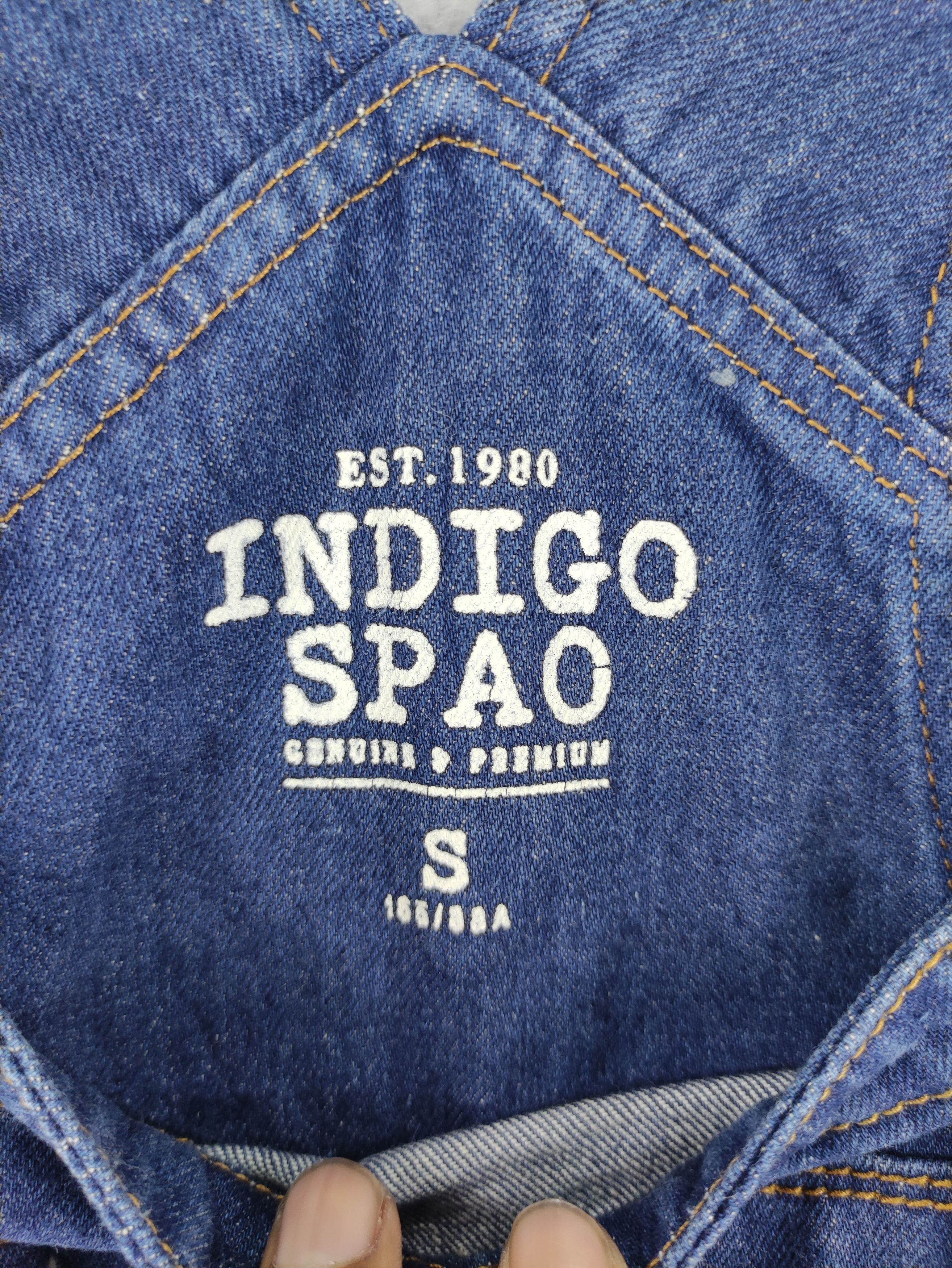 Indigo Vintage Indigo distressed Overall Short Skirts Jumpsuits Size 32" / US 10 / IT 46 - 5 Thumbnail