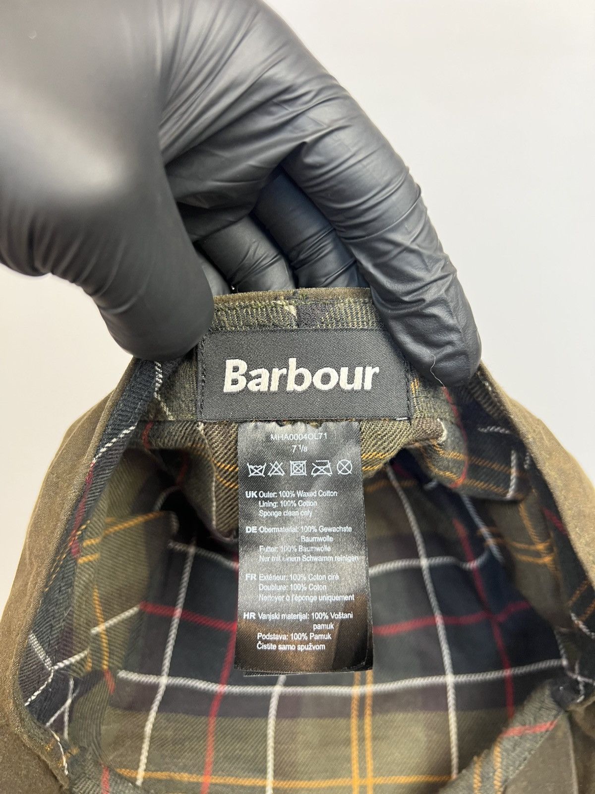 Barbour Vintage Barbour Waxed Newsboy Cap Hats Size ONE SIZE - 12 Thumbnail