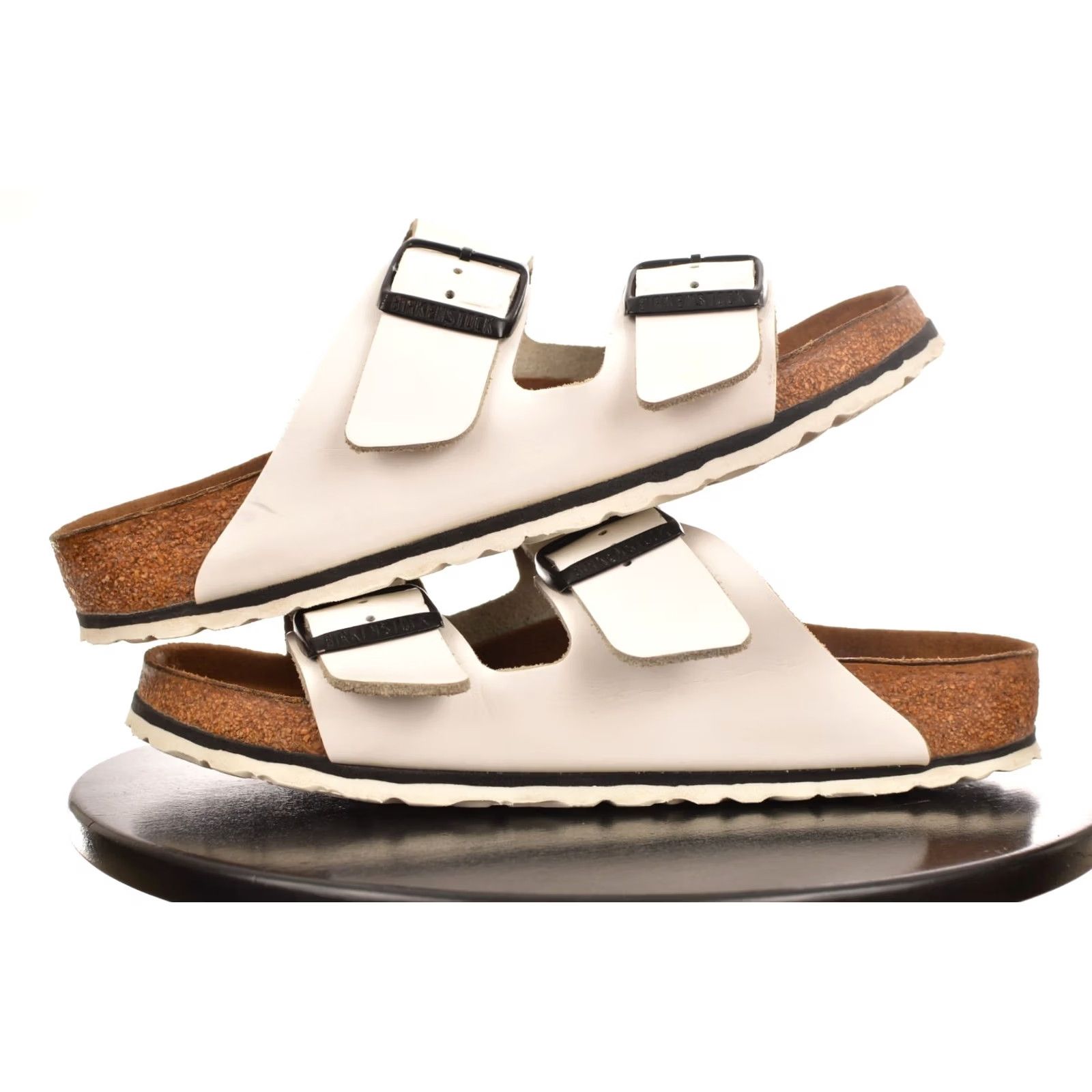 Birkenstock Birkenstock Arizona White Cork Sandals Slides Made in Germany Size EU 37 / US 6 / US Women 6? Size US 6 / IT 36 - 6 Thumbnail