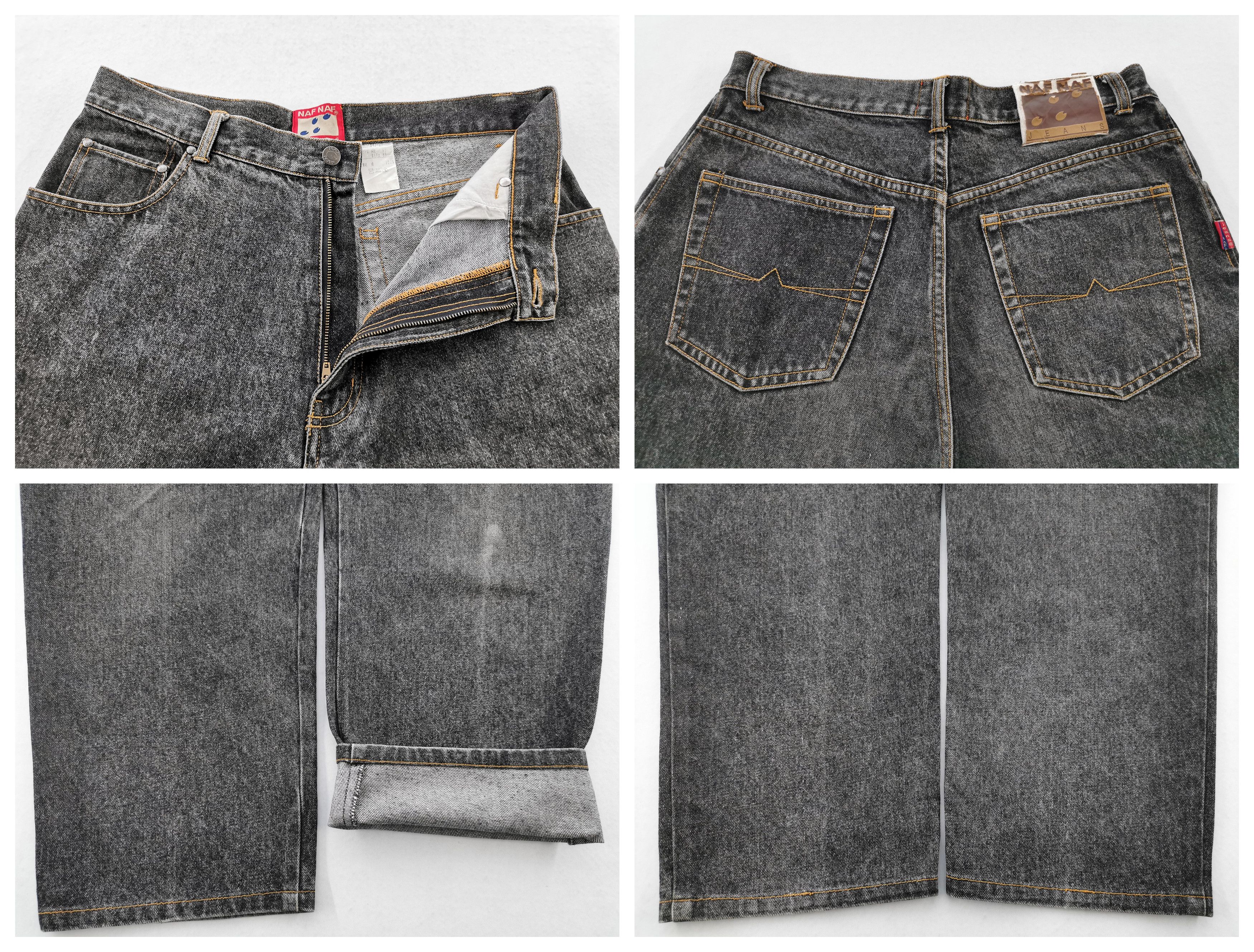 Designer × Issey Miyake Vintage 90s Naf Naf X Issey Miyake Denim Jeans Size 34 Size US 34 / EU 50 - 8 Thumbnail