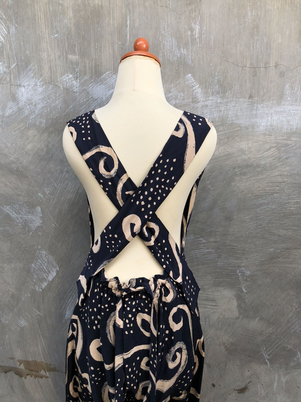 Issey Miyake Issey Miyake Abstract Batik Swirl Pattern Jumpsuit Size M / US 6-8 / IT 42-44 - 5 Thumbnail
