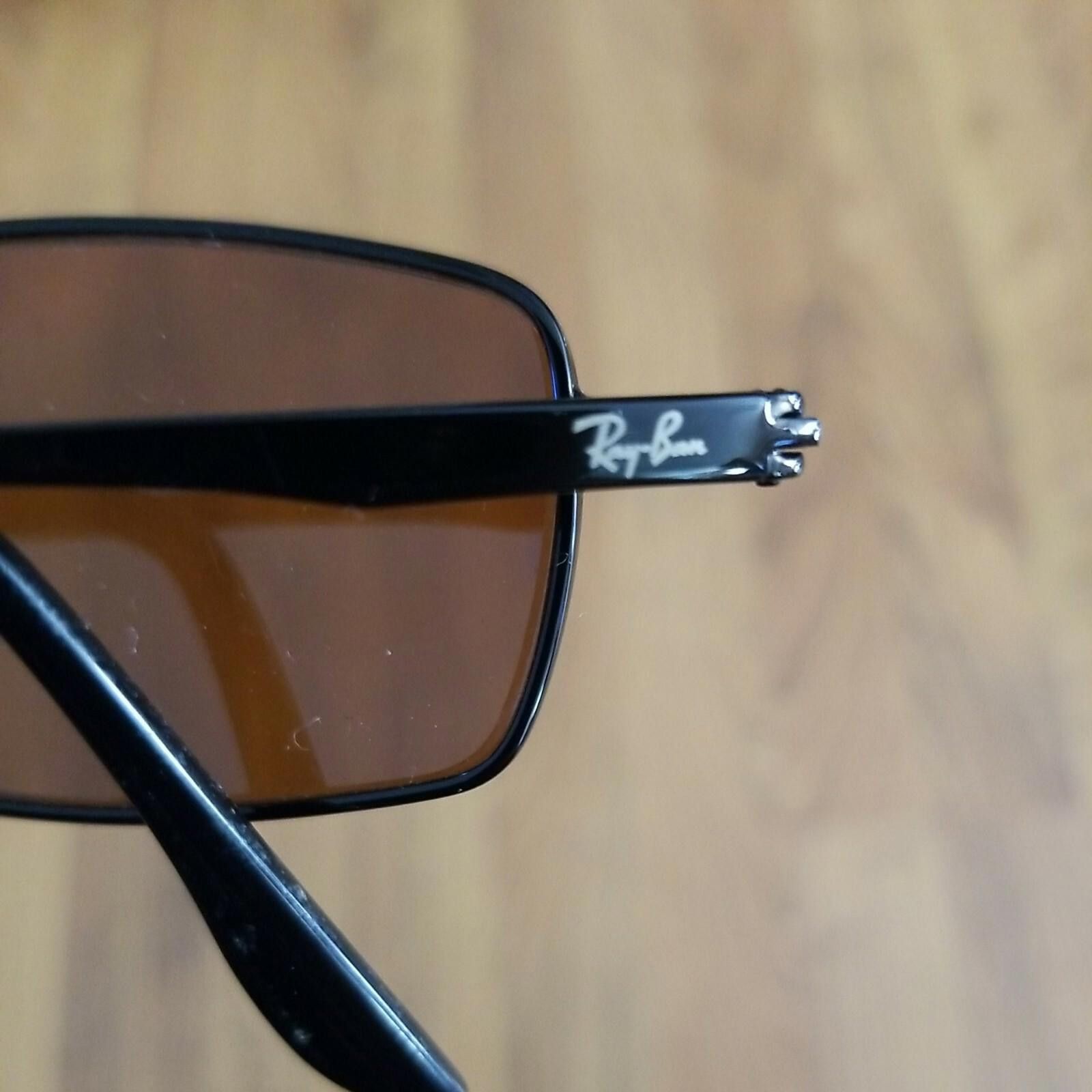 RayBan Ray-Ban Sunglass Frames Only Rectangular Full Rim Black Size ONE SIZE - 2 Thumbnail