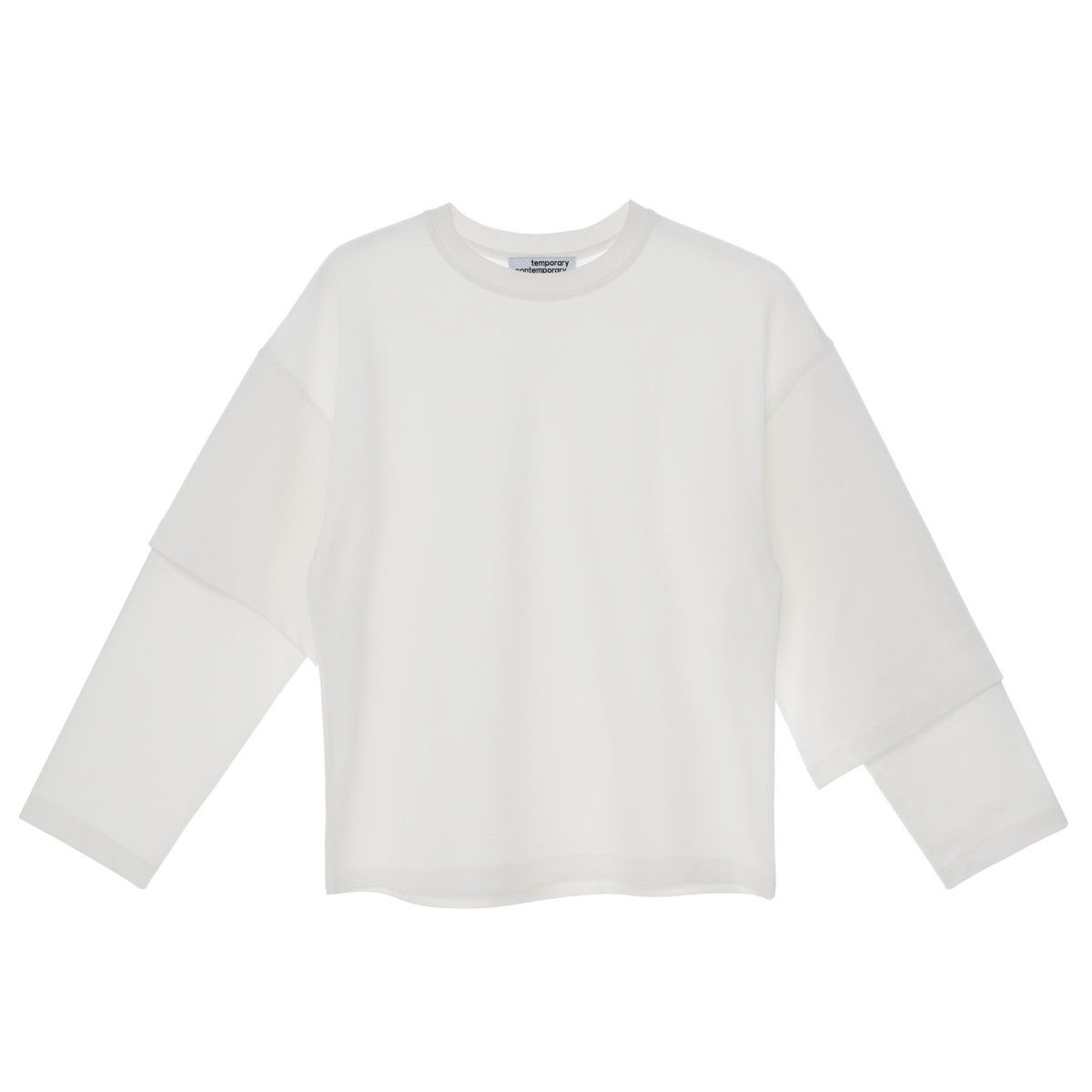 Designer 9.12tc/ Longsleeve with extra asymmetrical t-shirt sleeve Size S / US 4 / IT 40 - 1 Thumbnail