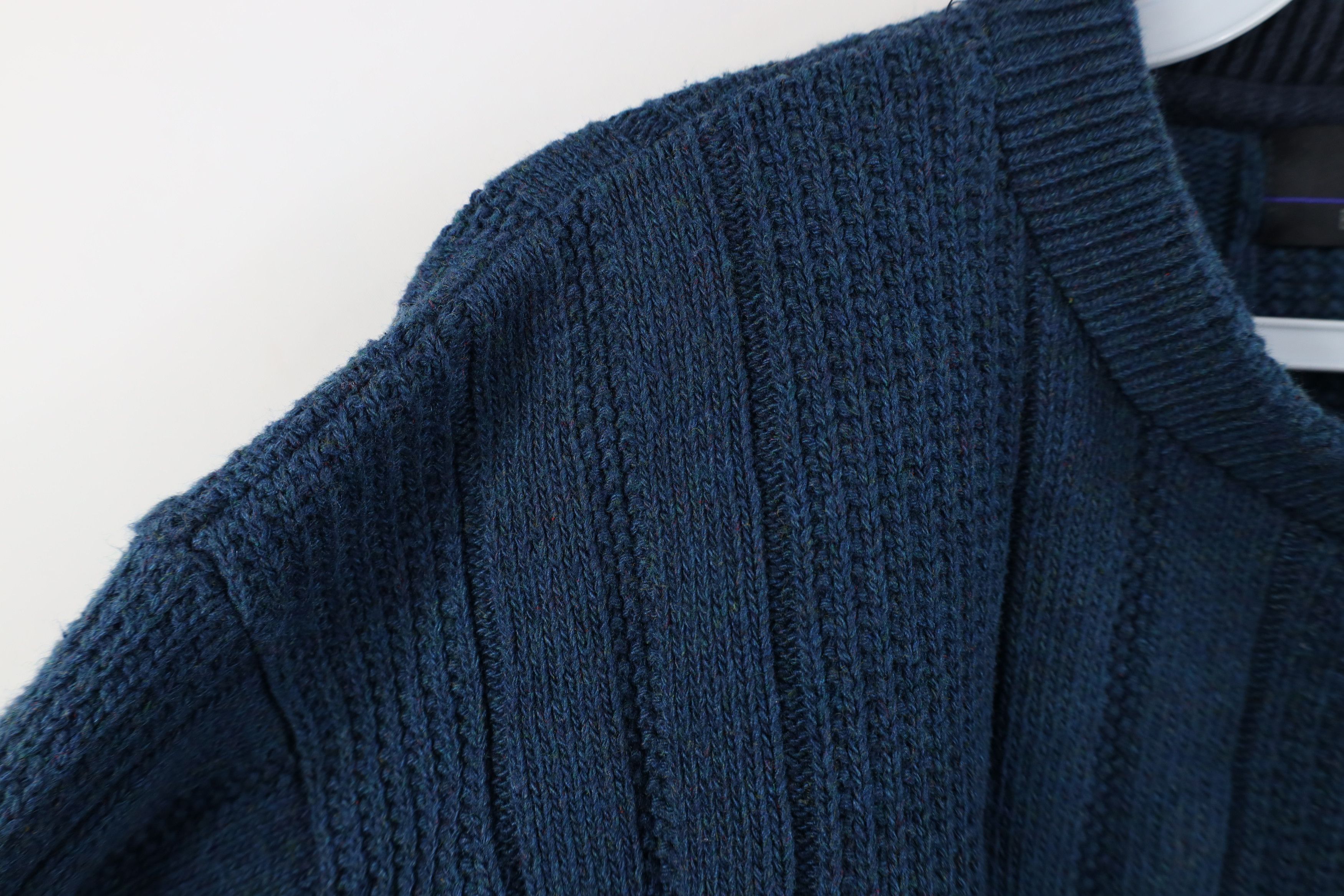 Vintage Vintage 90s Streetwear Fleck Ribbed Knit Crewneck Sweater Size US XL / EU 56 / 4 - 7 Thumbnail