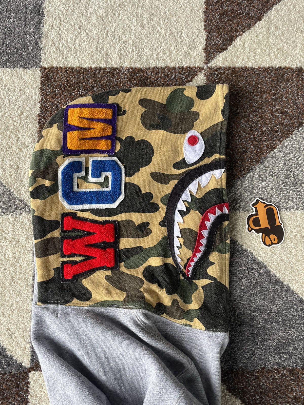 Bape Shark Pullover Hoodie Size S / US 4 / IT 40 - 4 Thumbnail
