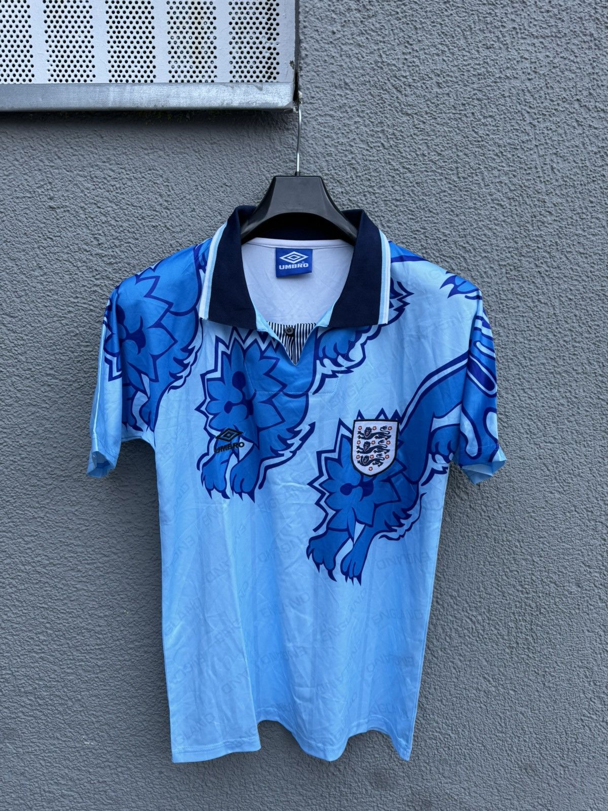 Umbro Retro Rep England 1992/1993 THIRD SHIRT SOCCER Umbro