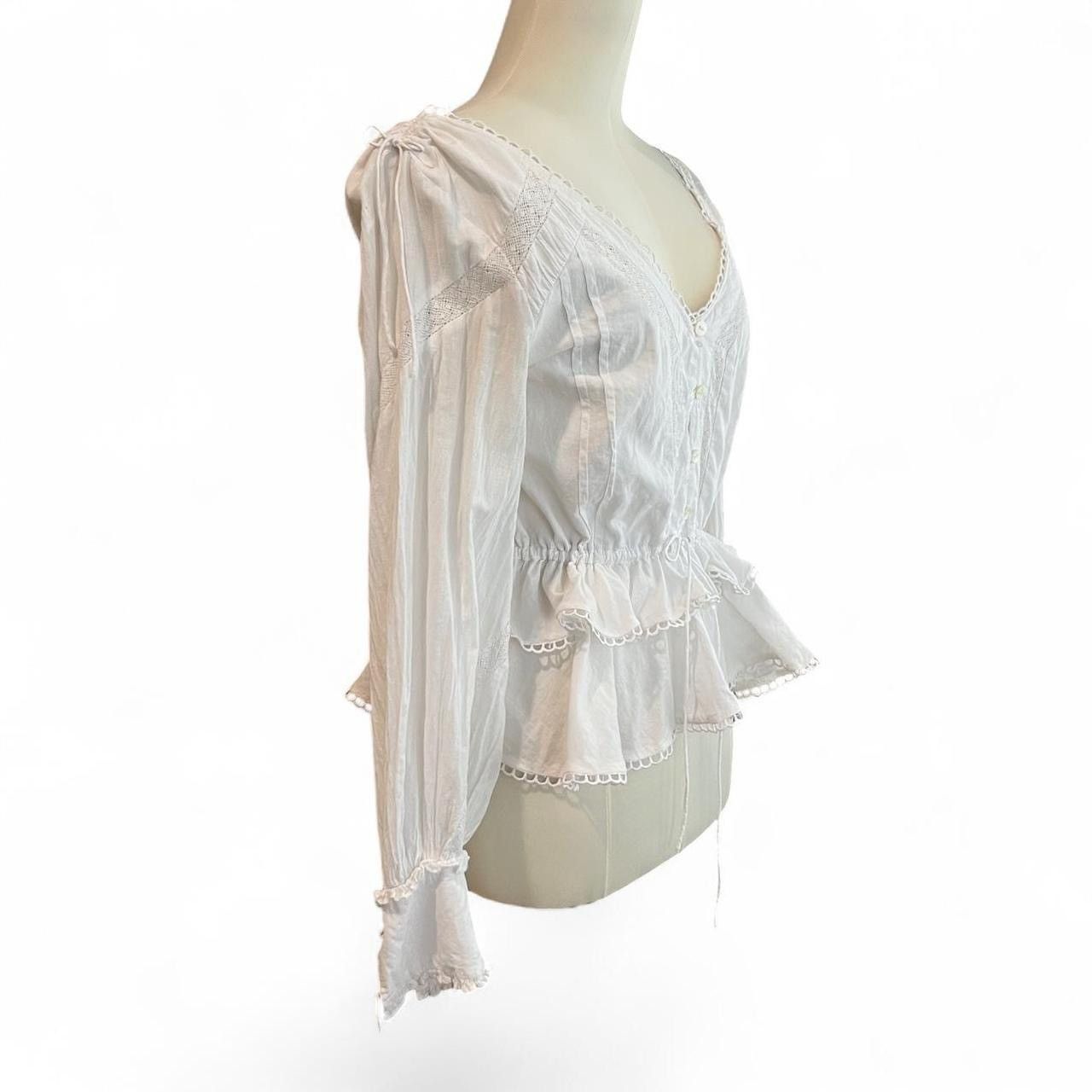 Other Vintage y2k romantic coquette cottage fairy core lace blouse Size M / US 6-8 / IT 42-44 - 5 Thumbnail