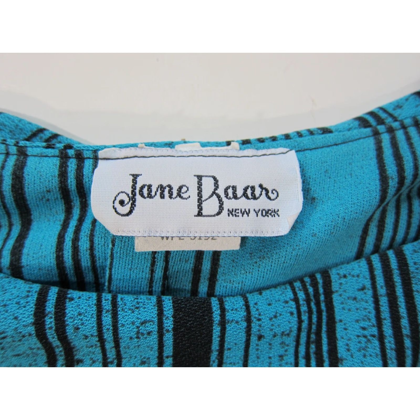 Vintage VINTAGE Jane Baar New York Blue Black Stripe 3/4 Sleeve Tunic Boxy Dress 12/L Size XL / US 12-14 / IT 48-50 - 6 Thumbnail