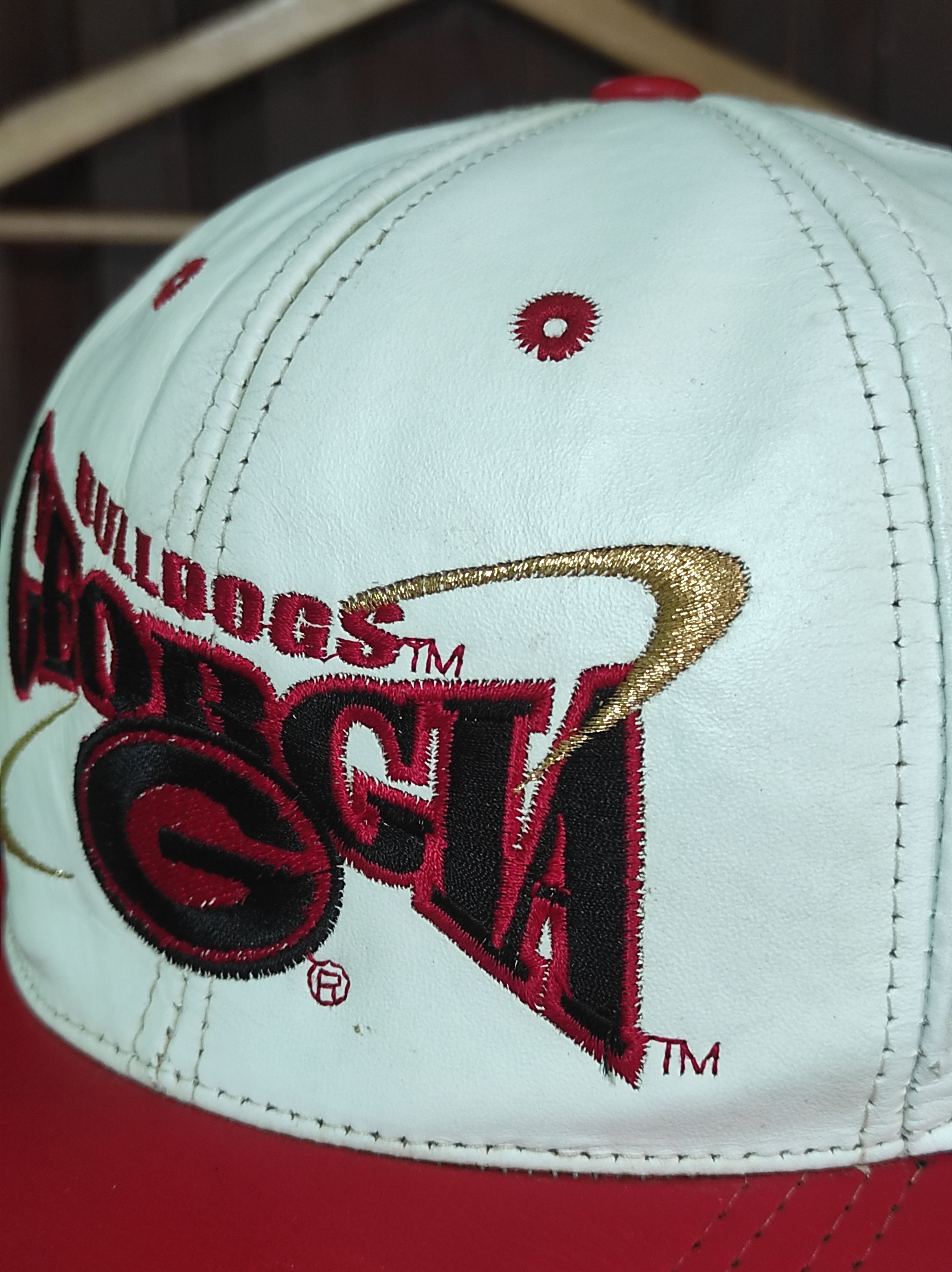 Vintage VTG Georgia Bulldogs Leather Cap by Modern Size ONE SIZE - 7 Thumbnail