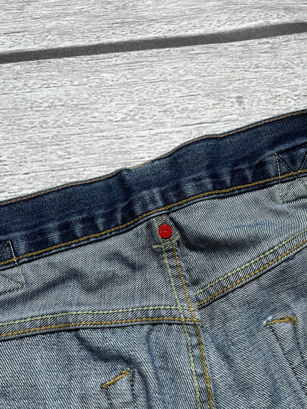 Evisu × Puma Evisu x Puma baggy distressed vintage y2k jeans Size US 34 / EU 50 - 11 Thumbnail