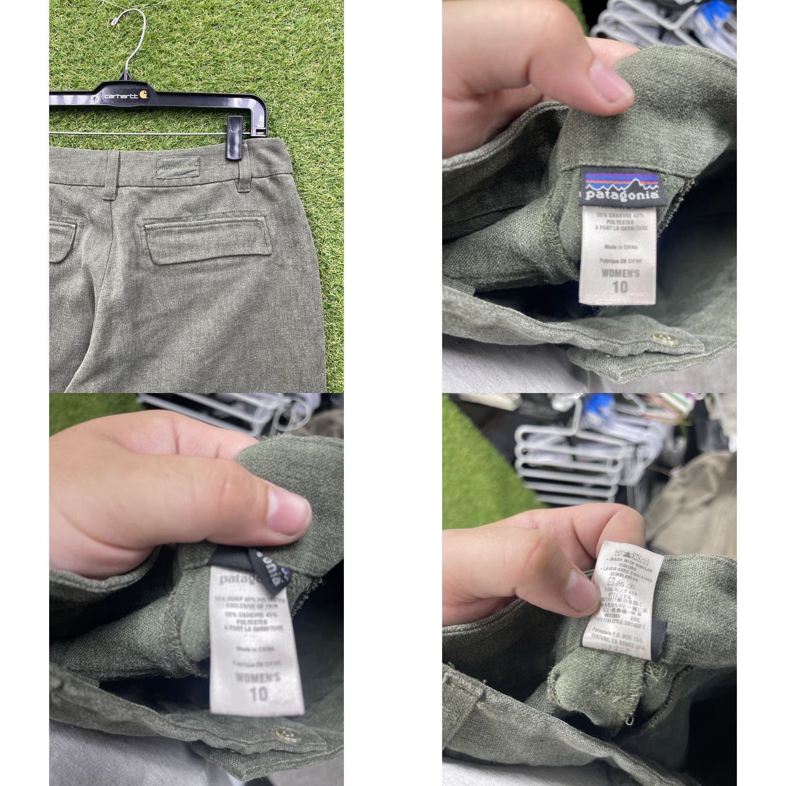 Patagonia Patagonia Pants Womens 10 Tribune Hiking Outdoor Travel Active Green Fleece Size 32" / US 10 / IT 46 - 8 Thumbnail