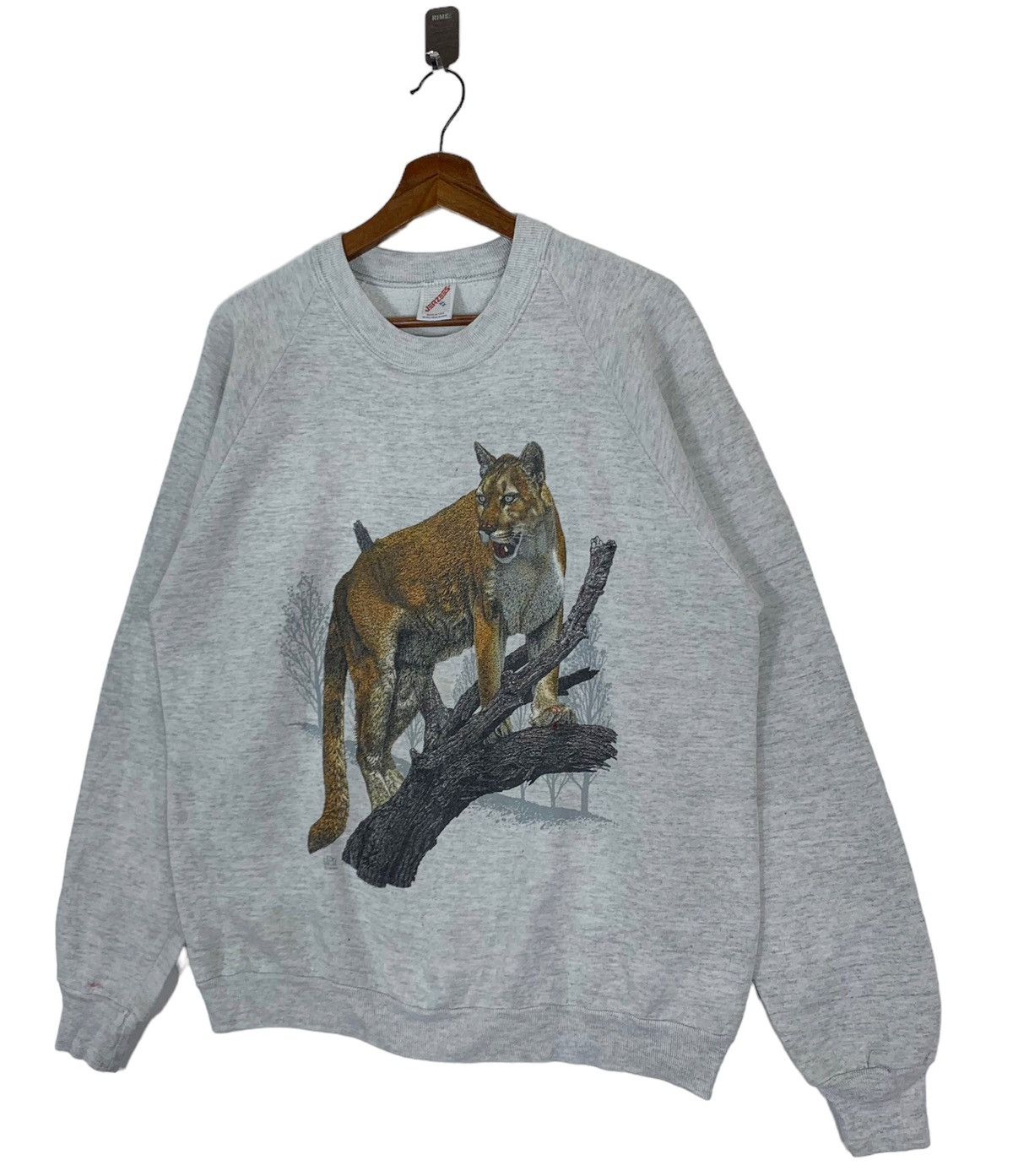 Habitat × Vintage VINTAGE JEEZER CHEETAH ON THE TREE HUNTING CREWNECK Size US XL / EU 56 / 4 - 3 Thumbnail