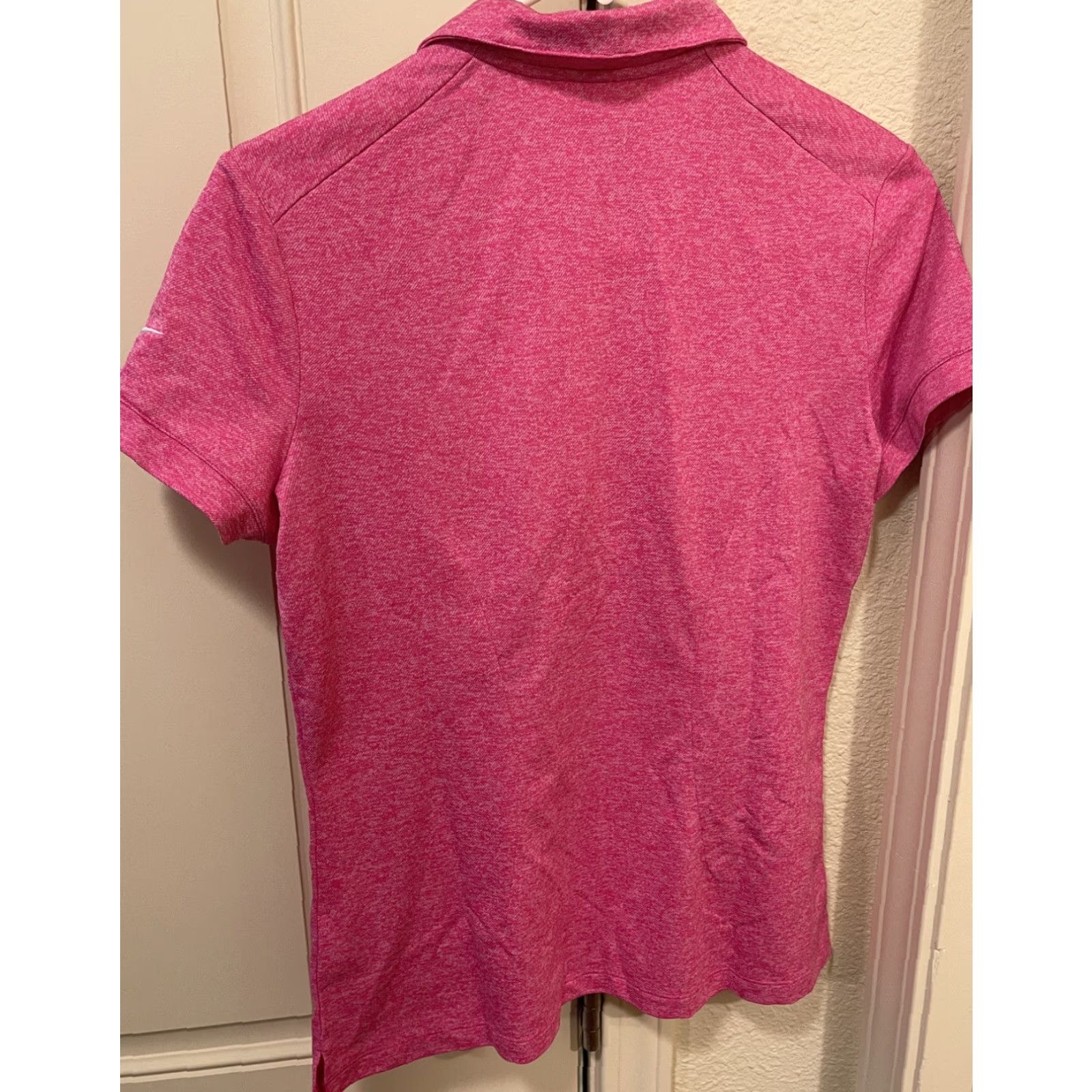 Nike Nike Dri Fit Polo Women Medium Pink Golf Tennis Athletic Shirt Size M / US 6-8 / IT 42-44 - 4 Thumbnail