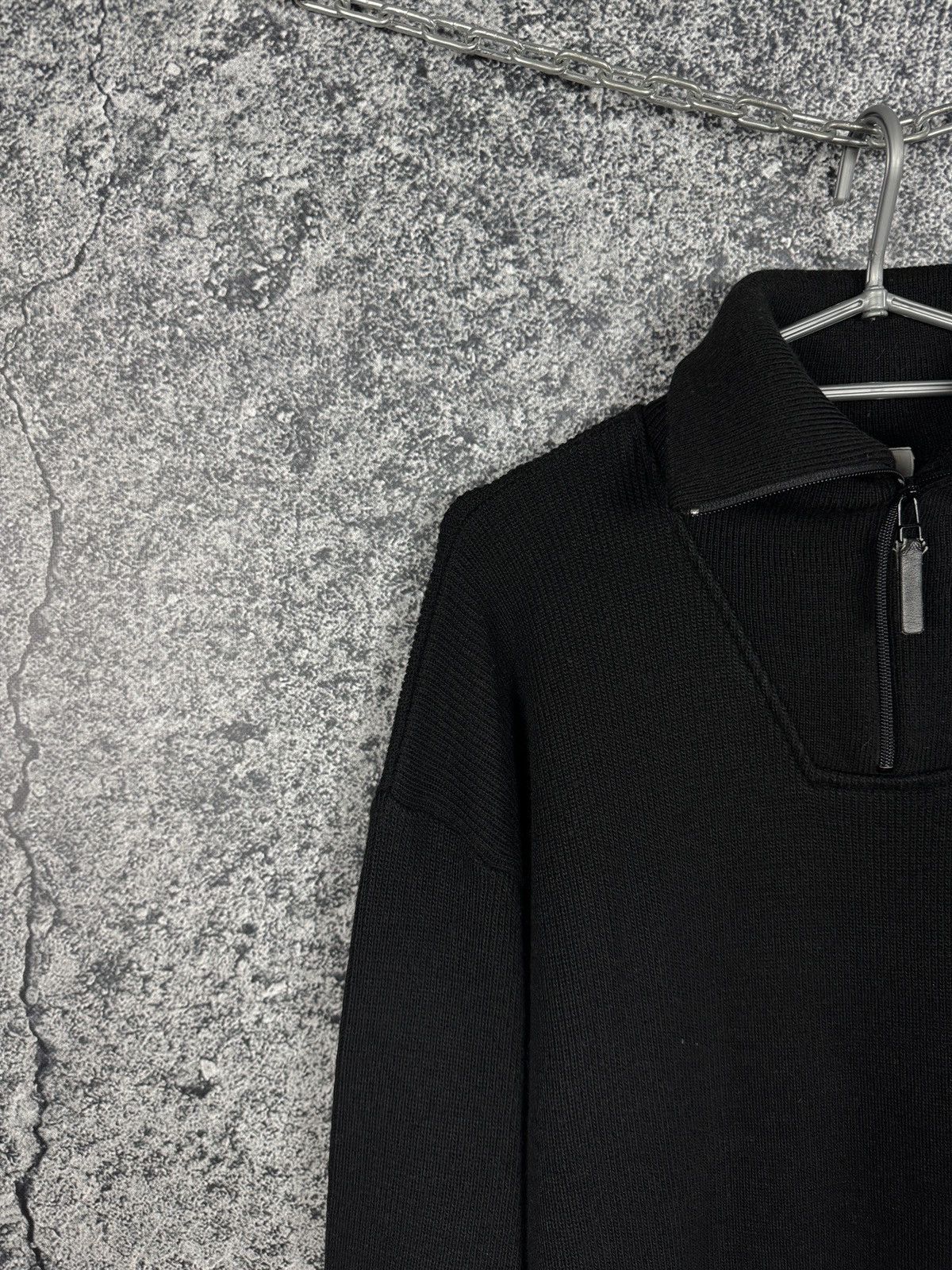 Lacoste Lacoste 1/4 Zip Wool Sweater Boack Jumper Luxury Size 8 XXL Size US XXL / EU 58 / 5 - 3 Thumbnail