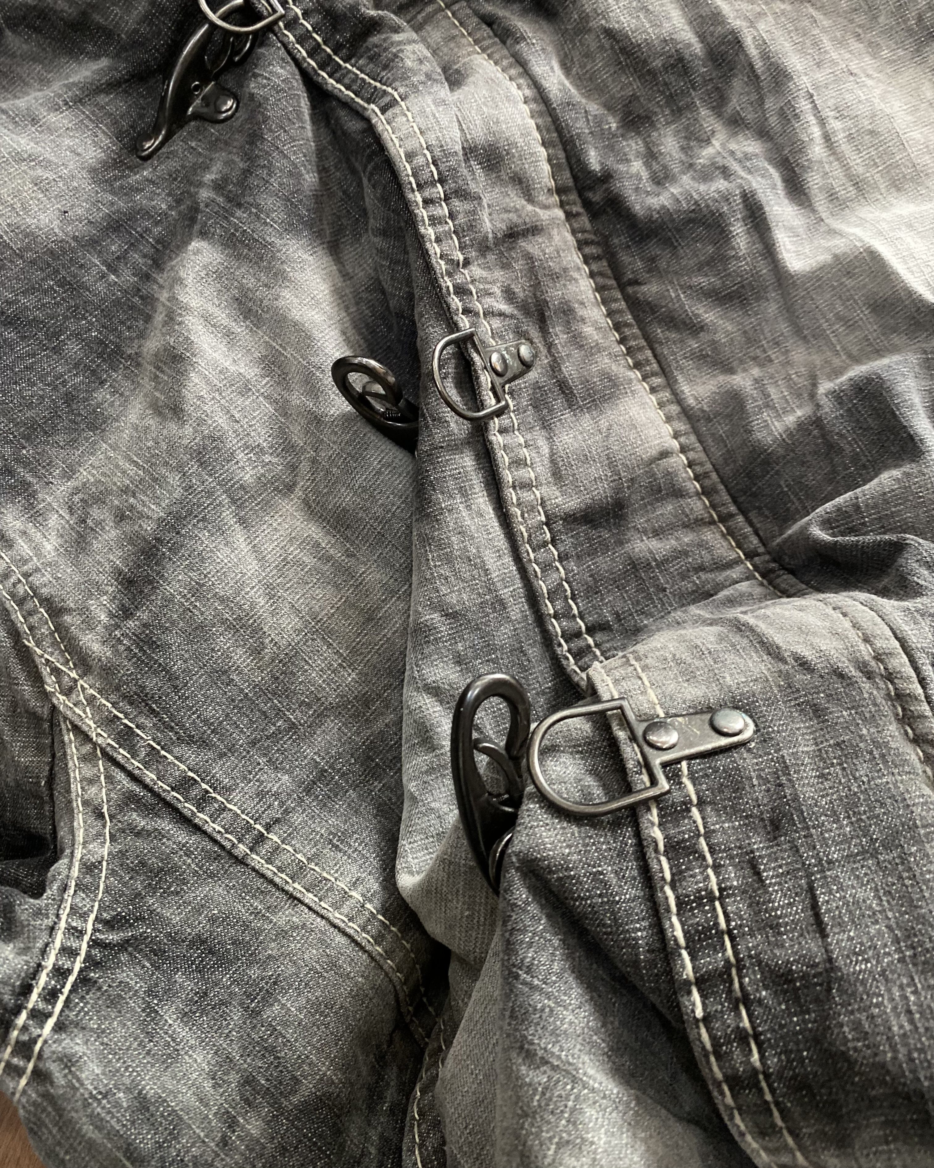 If Six Was Nine 2000s Blue s Washed Fur - Vkei Gothic Vibes Size US XL / EU 56 / 4 - 13 Thumbnail