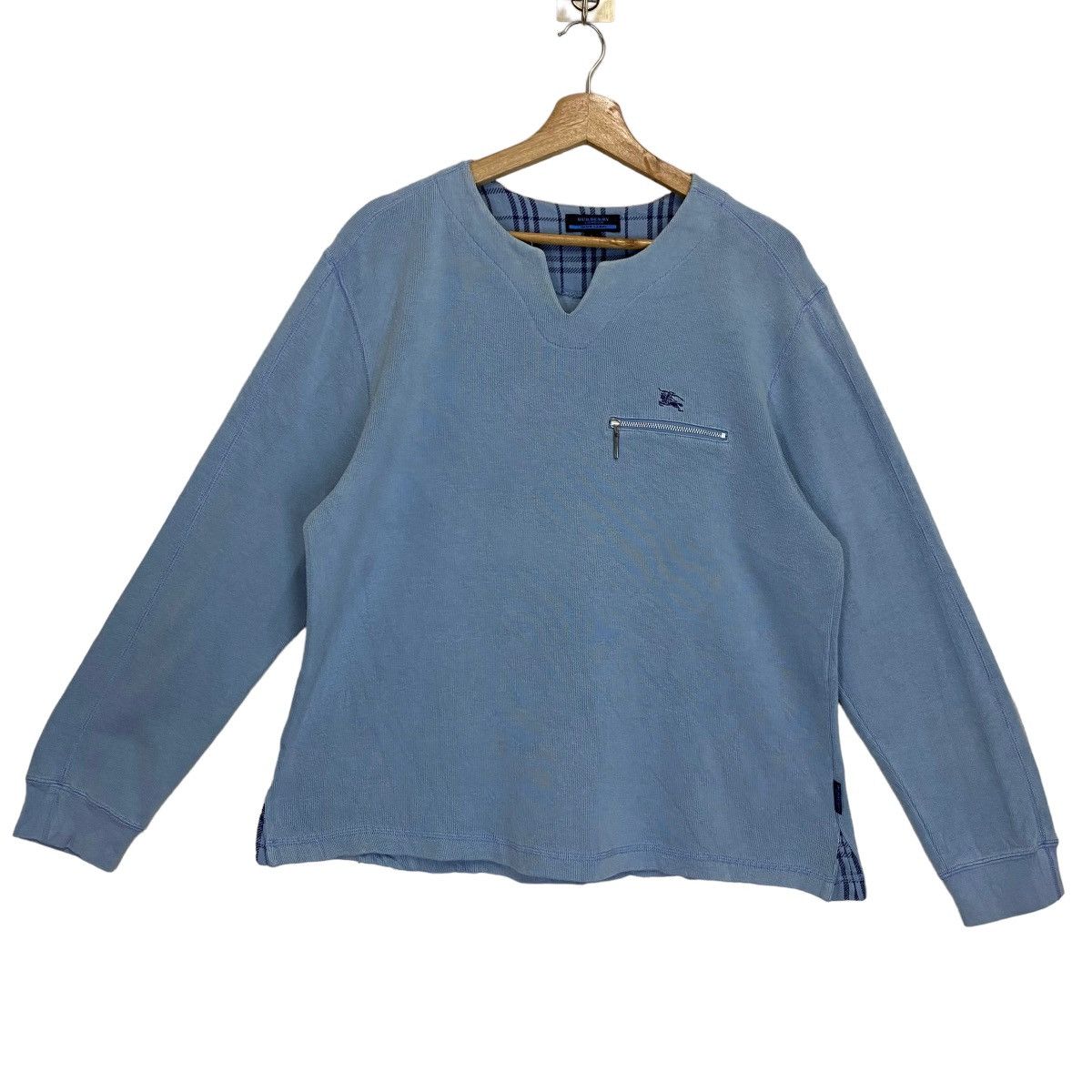 Burberry Vintage 90s Burberry London Crewneck Sweatshirt Size US M / EU 48-50 / 2 - 1 Thumbnail