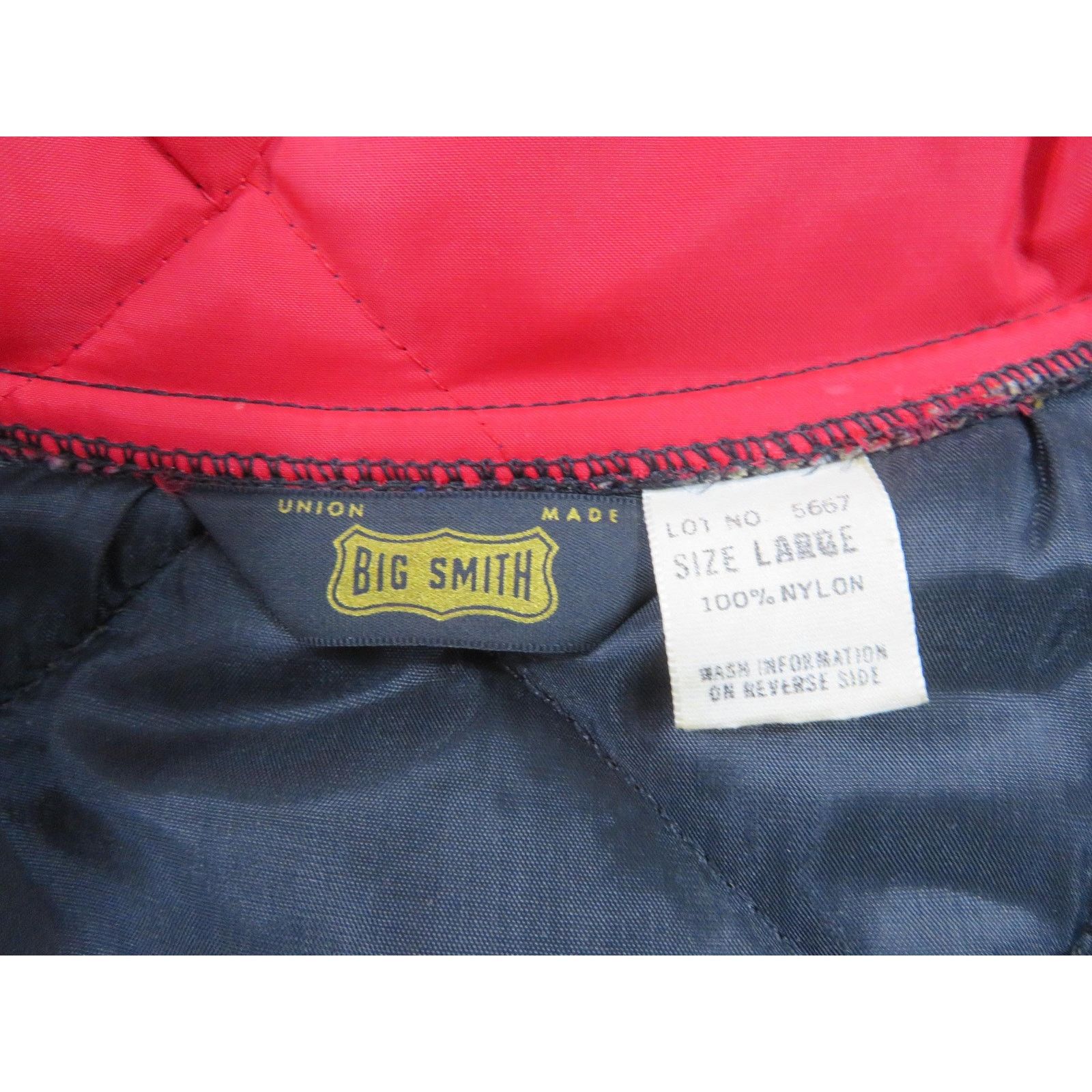 Other Big Smith Quilted Puffer Red Jacket Sz L 1980s Size US L / EU 52-54 / 3 - 4 Thumbnail