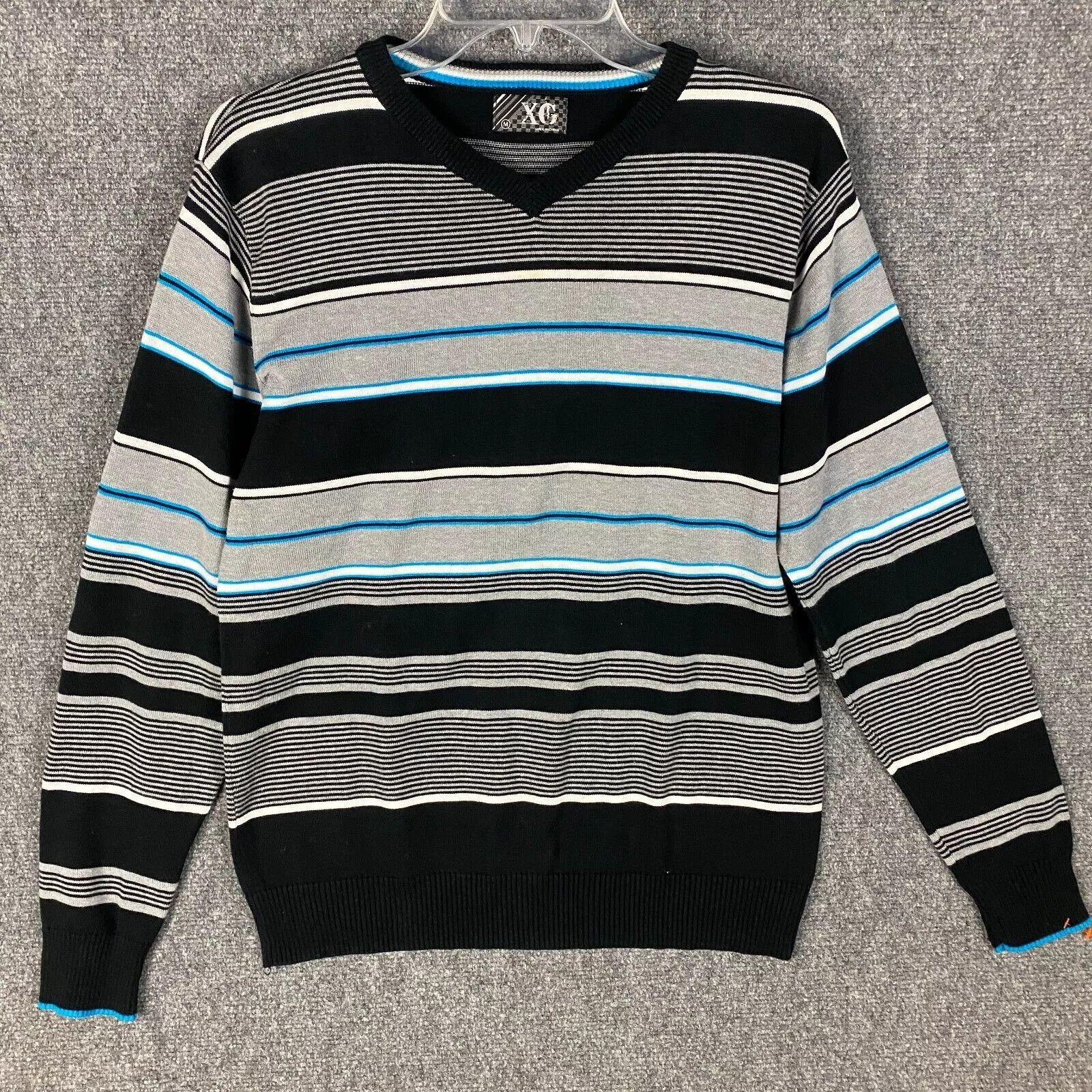 Other Extreme Gear Sweater Men's Medium Pullover Striped XG M Size US M / EU 48-50 / 2 - 1 Thumbnail