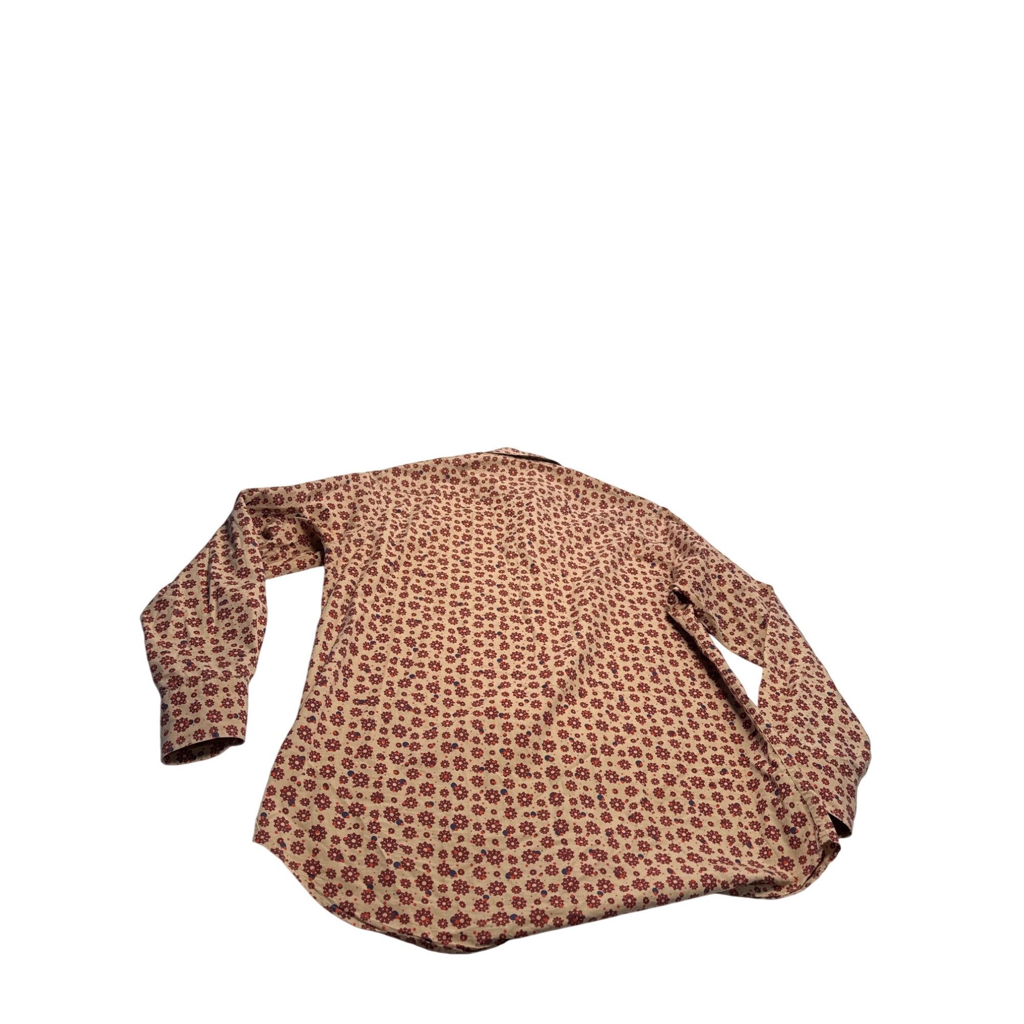 Robert Graham Robert Graham Mens Long Sleeve Shirt Rust geometric print Si Size US L / EU 52-54 / 3 - 12 Thumbnail