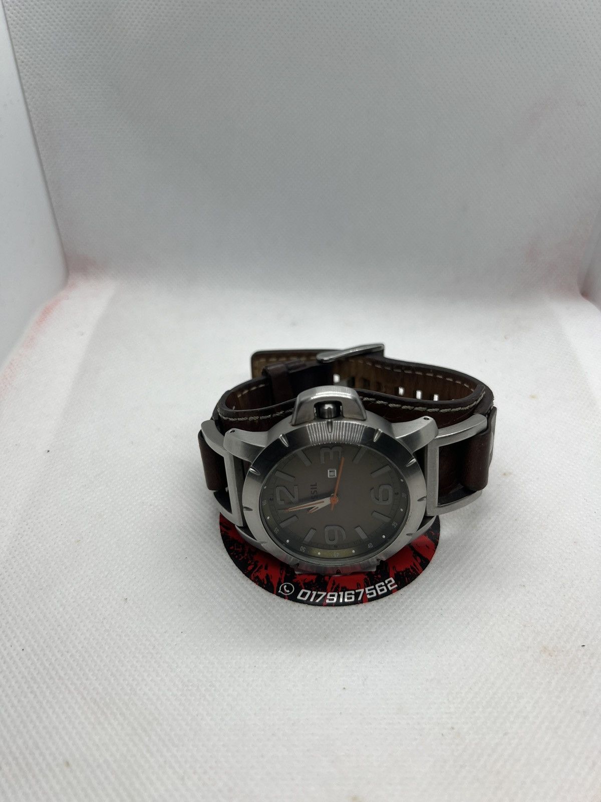 Fossil men's brown leather