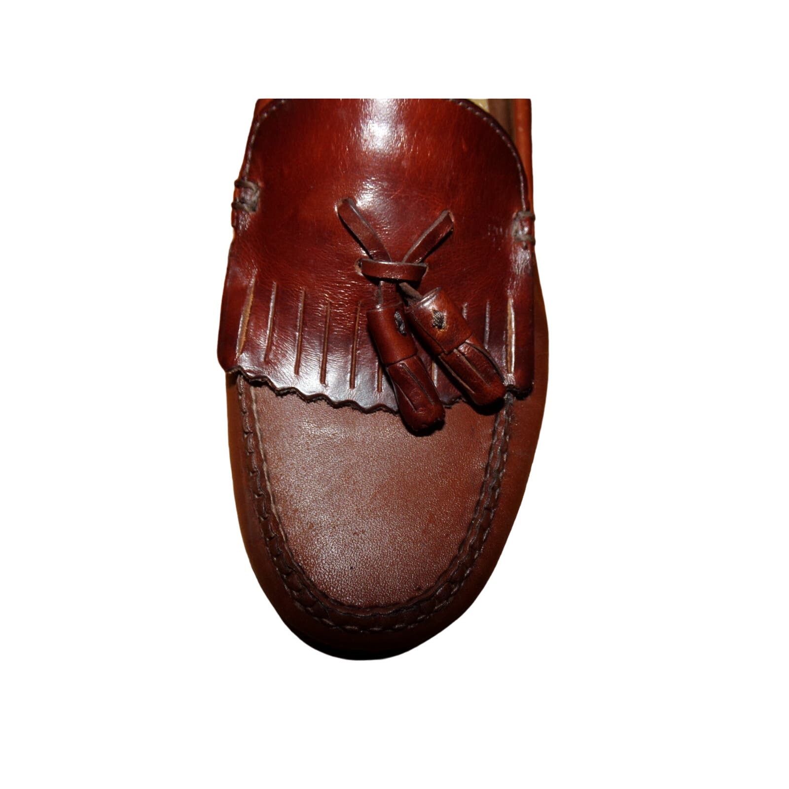 G.H. Bass & Co. Bass Jaclyn Weejuns handcrafted leather t loafer 7 1/2 Wide Size US 7.5 / IT 37.5 - 3 Thumbnail