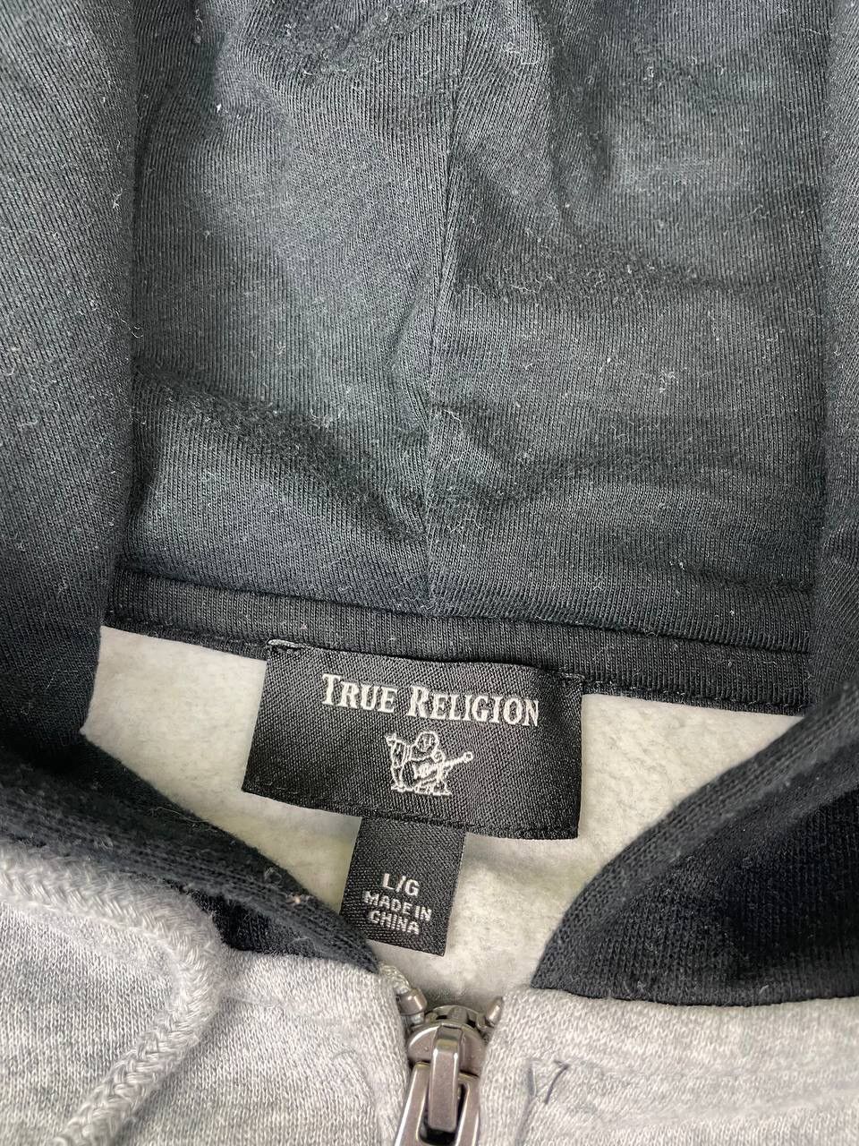 True Religion Vintage True Religion Zip Up Hoodie Buddha Big Logo Y2K Size US L / EU 52-54 / 3 - 11 Thumbnail