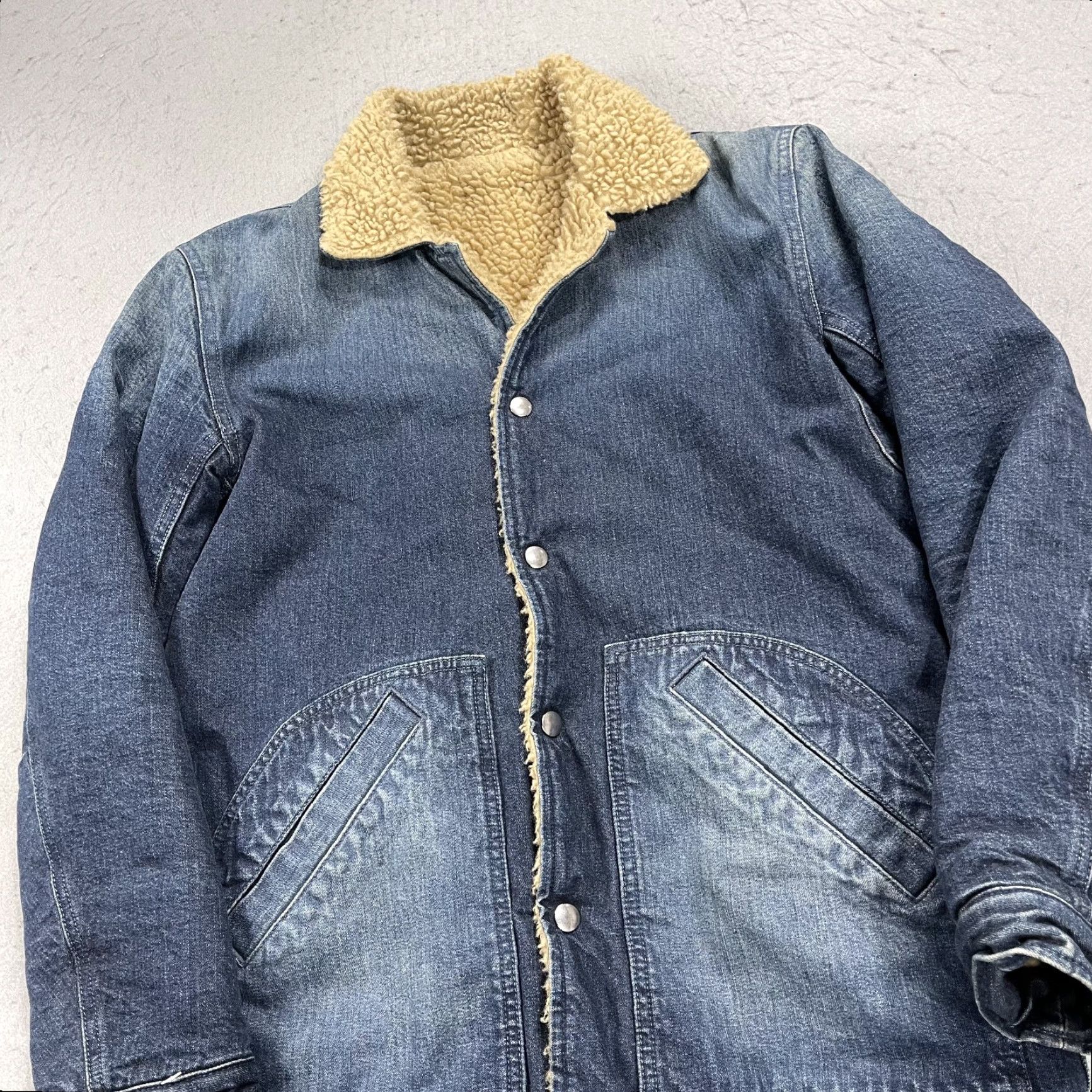 Simon Miller SIMON MILLER Jacket Adult Small? 1 Made Japan Reversible Sherpa Trucker Denim Size US S / EU 44-46 / 1 - 3 Thumbnail