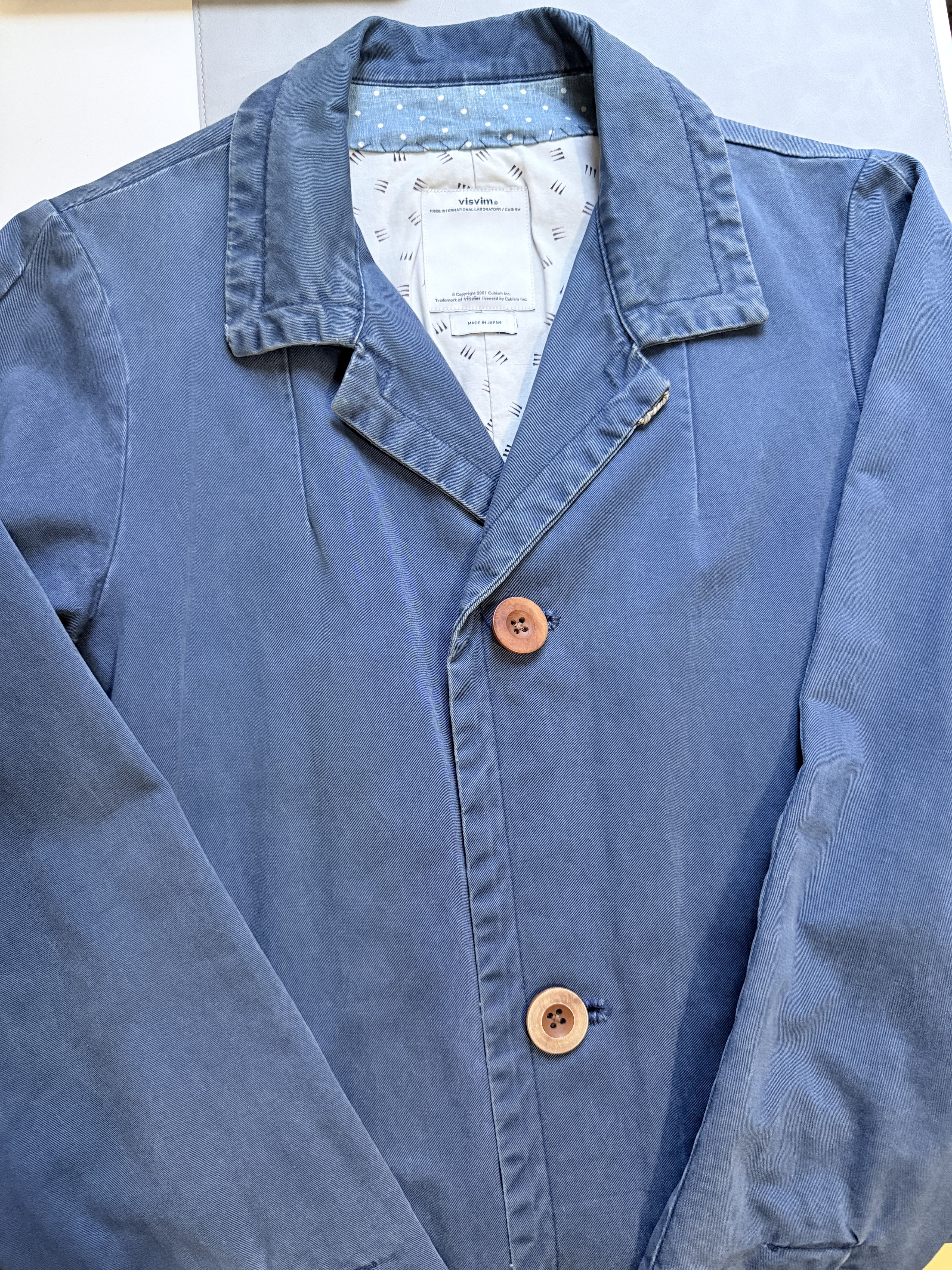 Visvim SS14 Mies Coat Indigo Blue Size US M / EU 48-50 / 2 - 20 Thumbnail