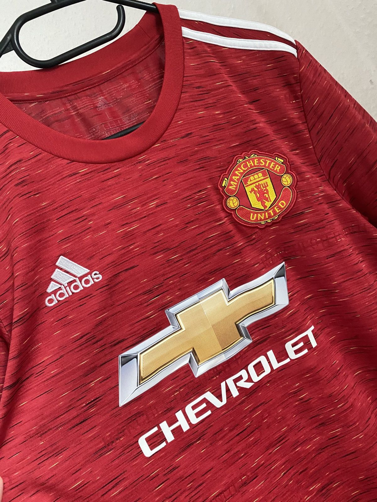 Adidas Manchester United 2020 2021 Home Soccer Jersey PSG Milan Size US L / EU 52-54 / 3 - 2 Thumbnail