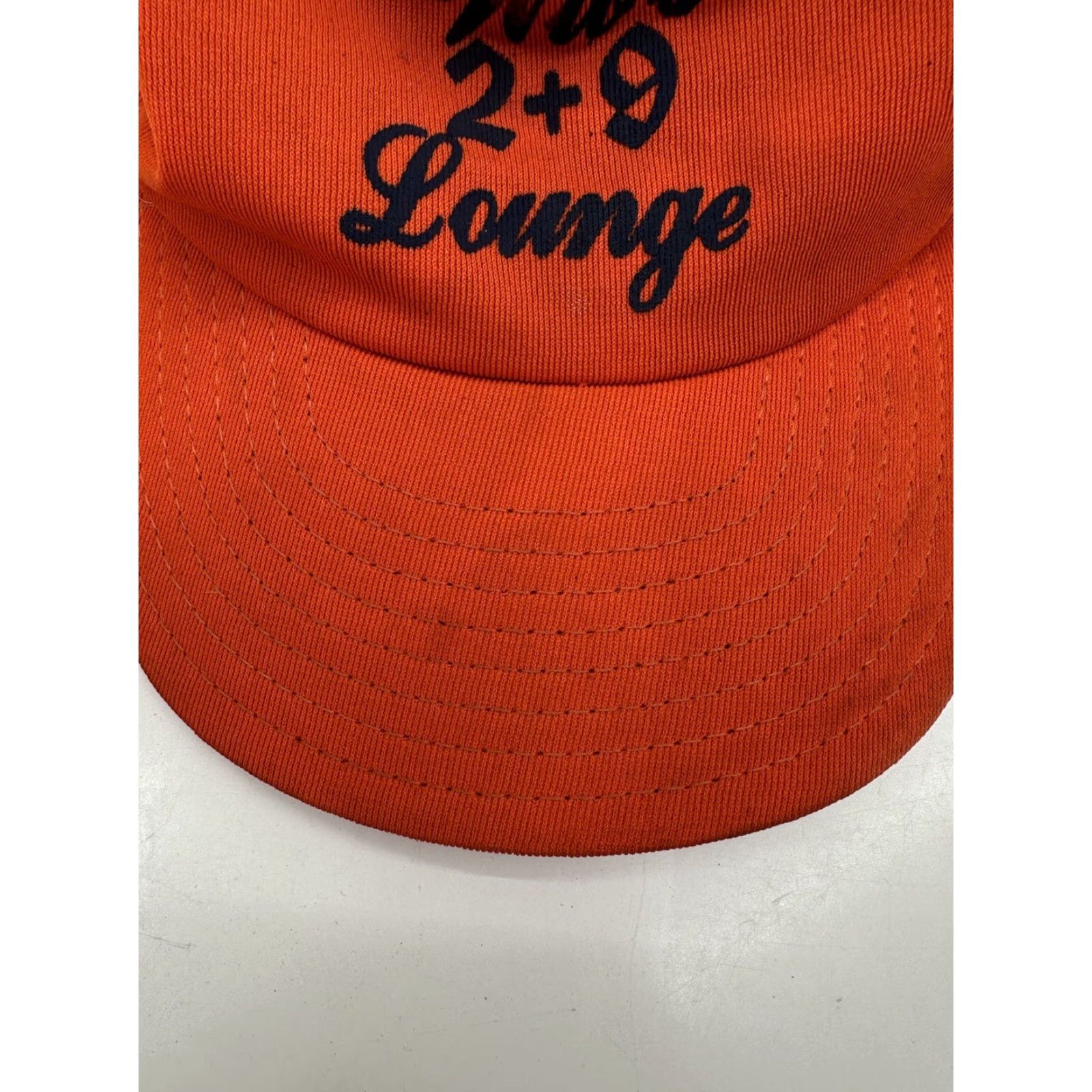 Vintage Adult Unisex Wibs 2+9 Lounge Orange Baseball Adjustable Hat Cap Size ONE SIZE - 4 Thumbnail