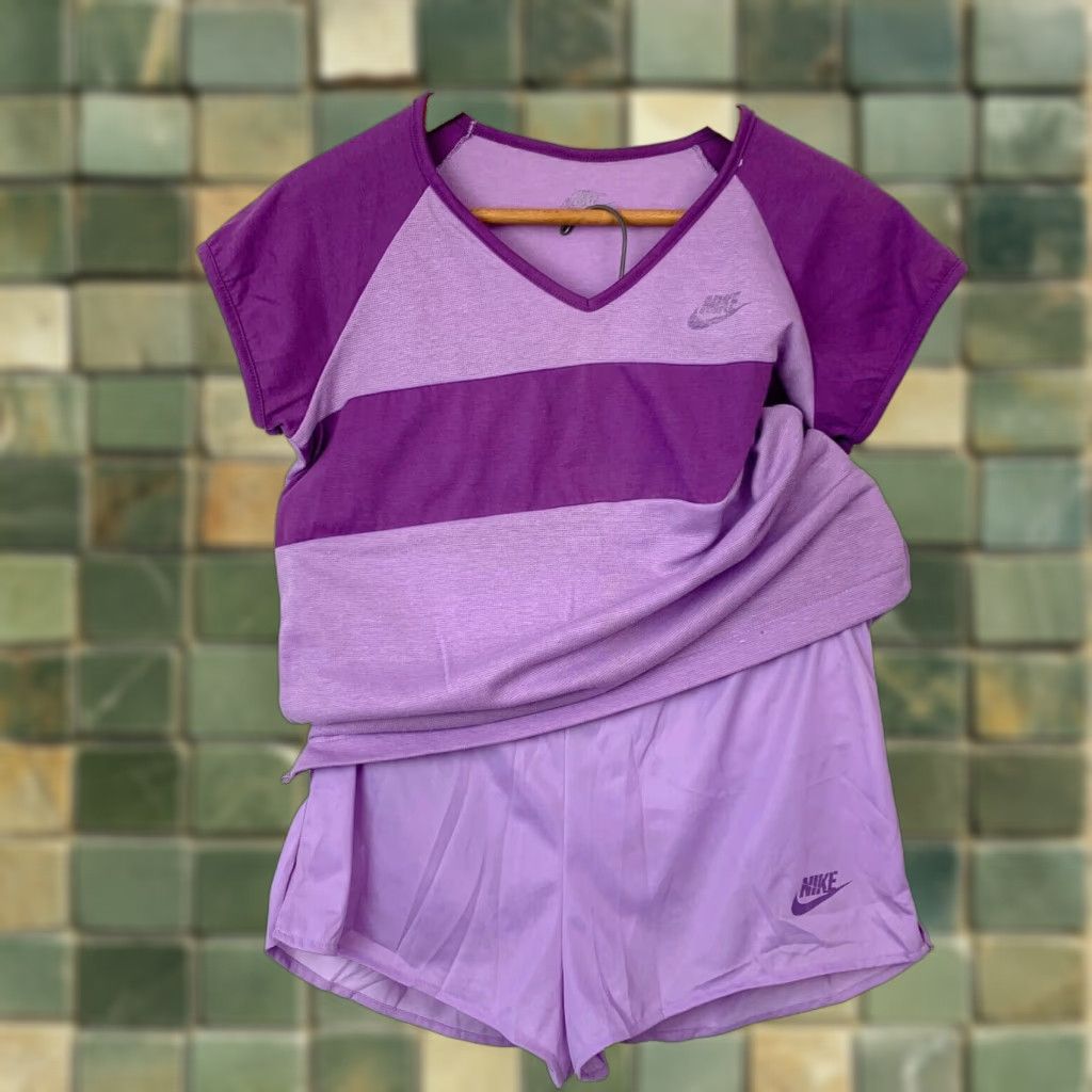 Nike VINTAGE Nike Purple Running Tennis Track Workout Short Shirt Hotpants Medium Size M / US 6-8 / IT 42-44 - 1 Thumbnail