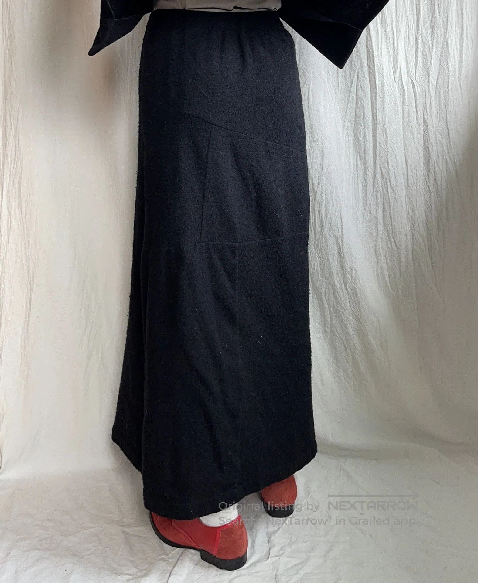 Comme des Garcons Comme des Garcons 1994FW Wool Midi Skirt. Size 26" / US 2 / IT 38 - 3 Thumbnail