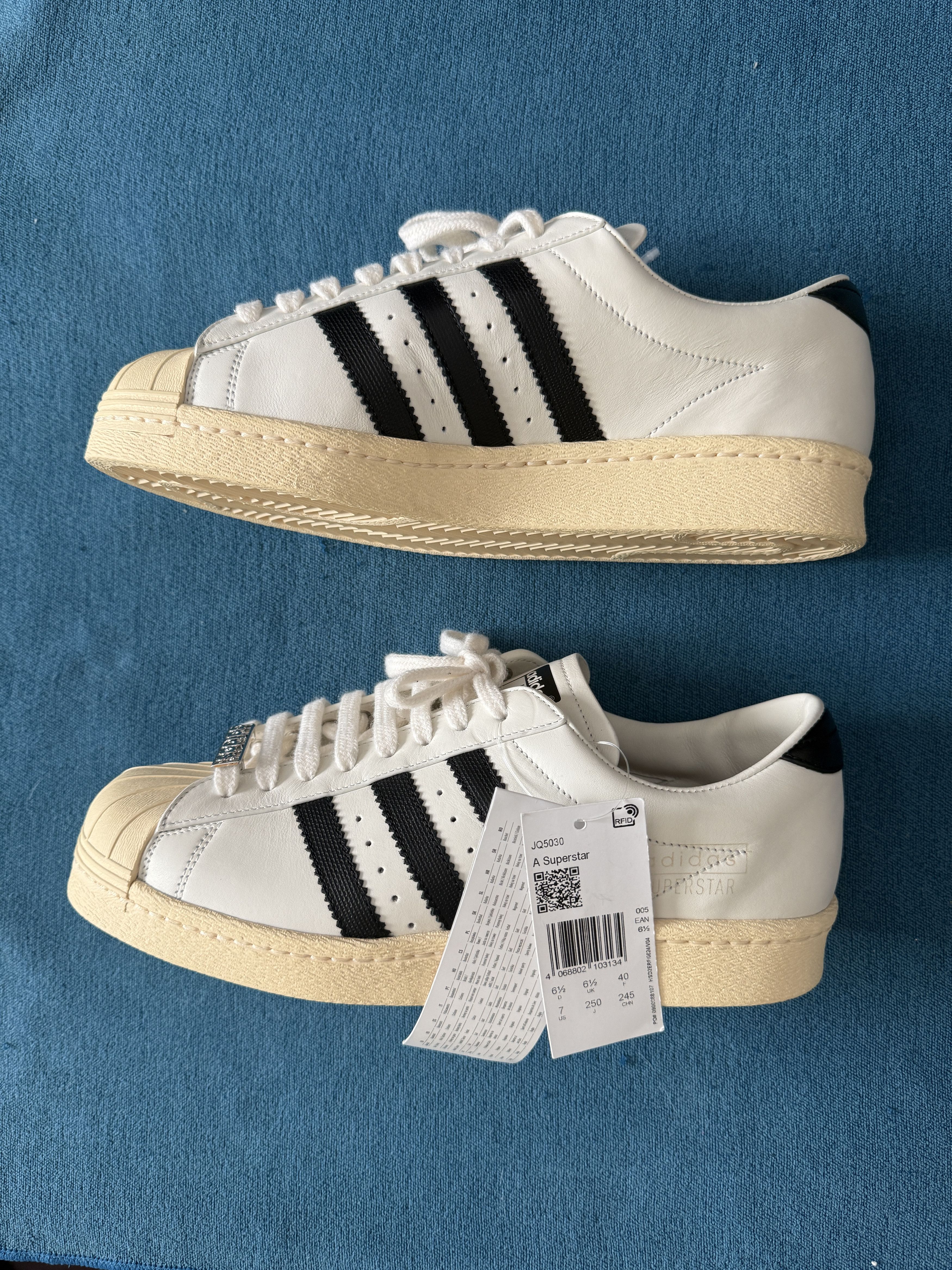 Adidas A-TYPE Superstar White Size 7 NWOB UNRELEASED F&F Size US 7 / EU 40 - 1 Thumbnail