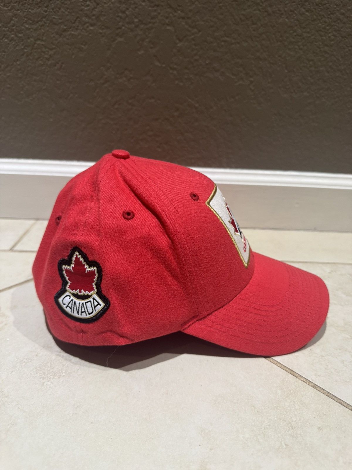 Nike NEW Team Canada Olympics Hockey Nike Flexfit Cap Hat Red Size ONE SIZE - 5 Thumbnail