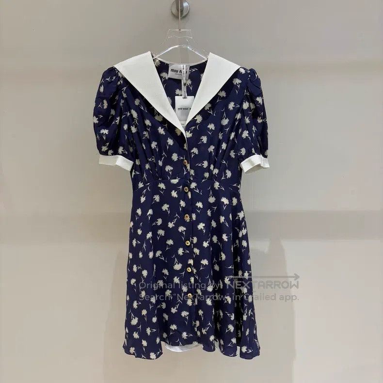 Miu Miu Miu Miu Dress with Bubble Sleeves Size XS / US 0-2 / IT 36-38 - 1 Thumbnail