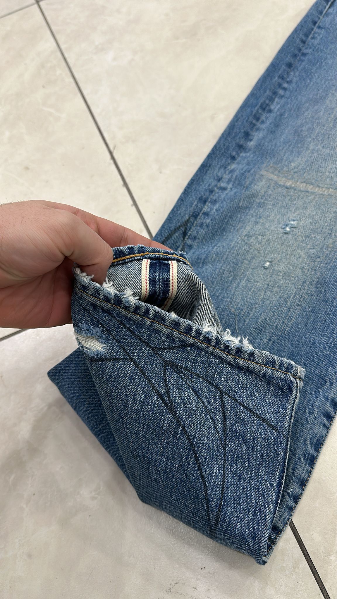 Levi's Vintage Clothing LVC Levi's Vintage Clothing 1984 501XX Tangled Web Jeans Size US 34 / EU 50 - 5 Thumbnail