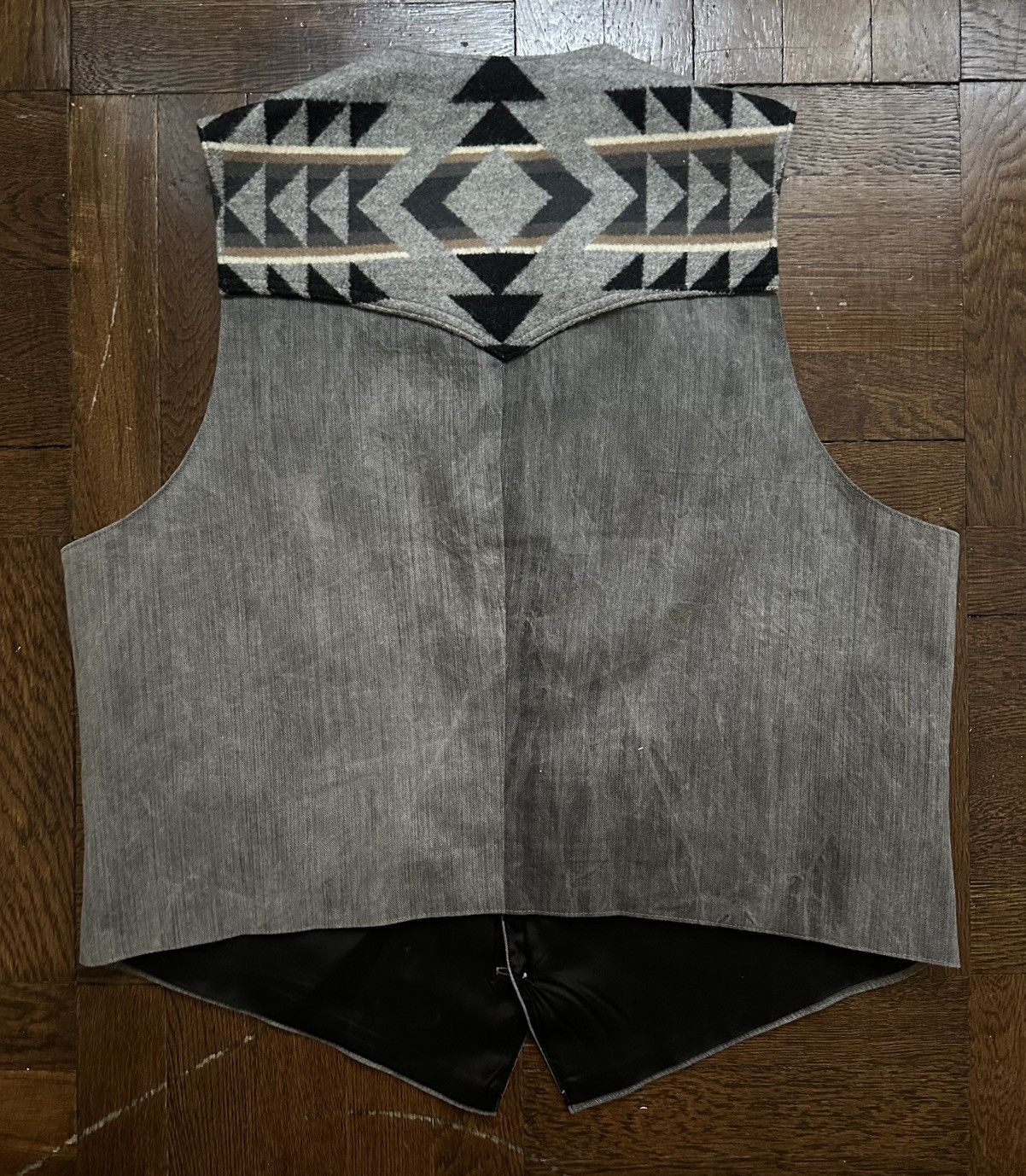 Pendleton Vintage Pendleton High Grade Western Wear Vest - Wool Denim Size US XL / EU 56 / 4 - 2 Thumbnail