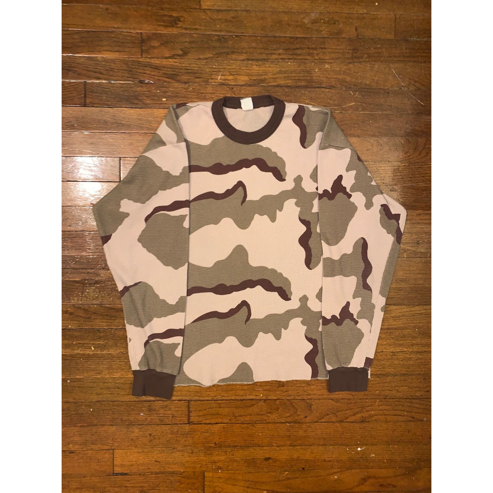 Rothco Beige Sand Camo Army Thermal Shirt Large XL Size US L / EU 52-54 / 3 - 3 Thumbnail