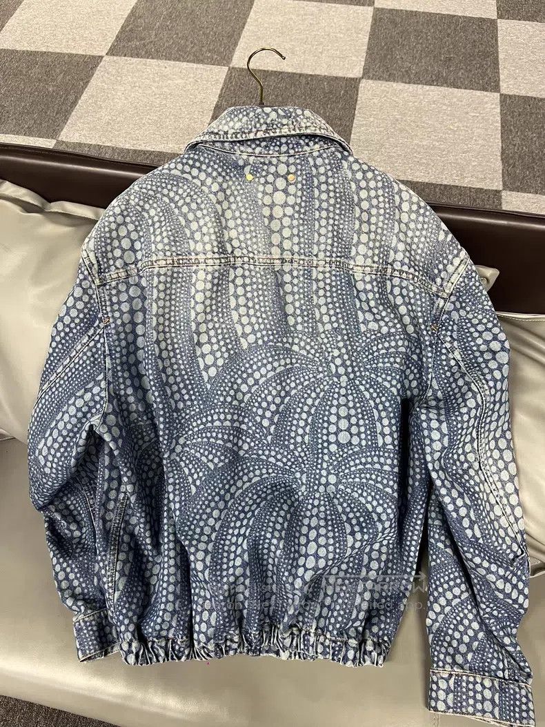 Louis Vuitton Louis Vuitton Yayoi Kusama Denim Jacket Size US L / EU 52-54 / 3 - 2 Thumbnail