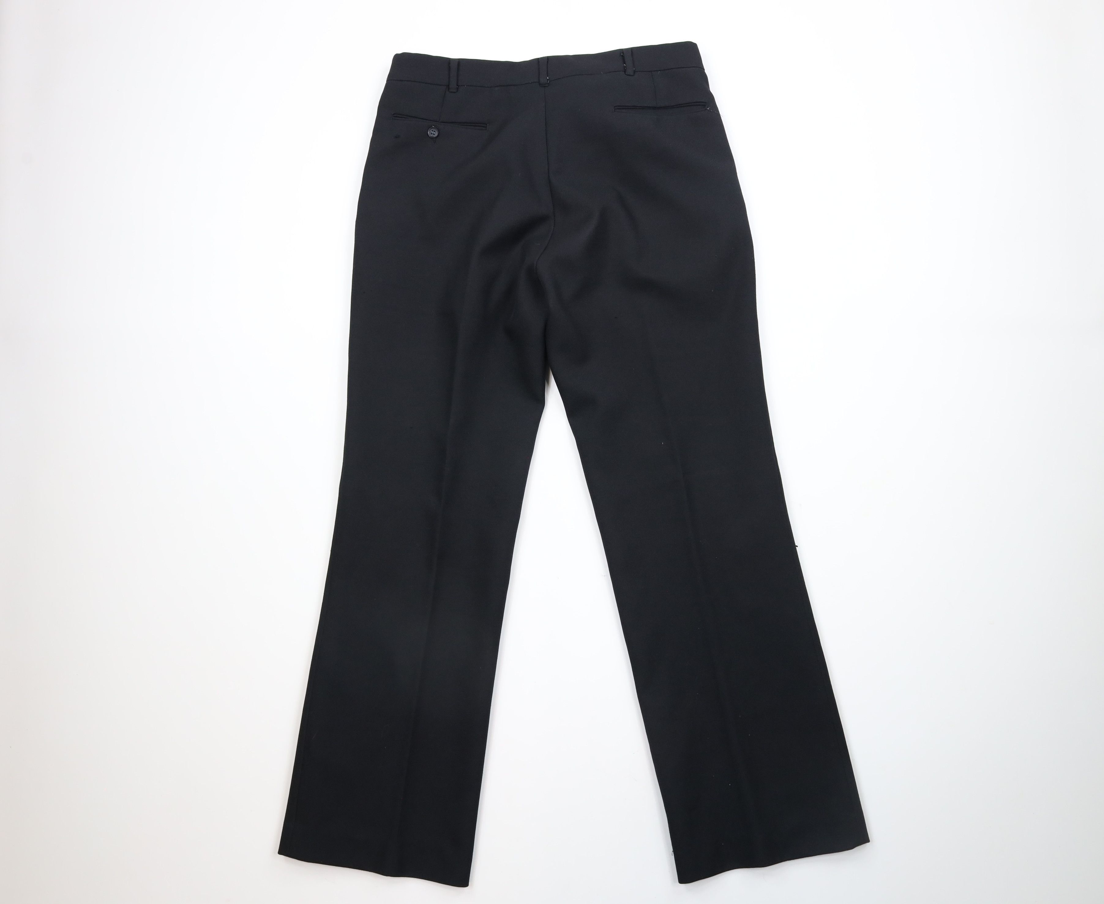 Vintage Vintage 70s Streetwear Bell Bottoms Chino Pants Black USA Size US 34 / EU 50 - 7 Thumbnail
