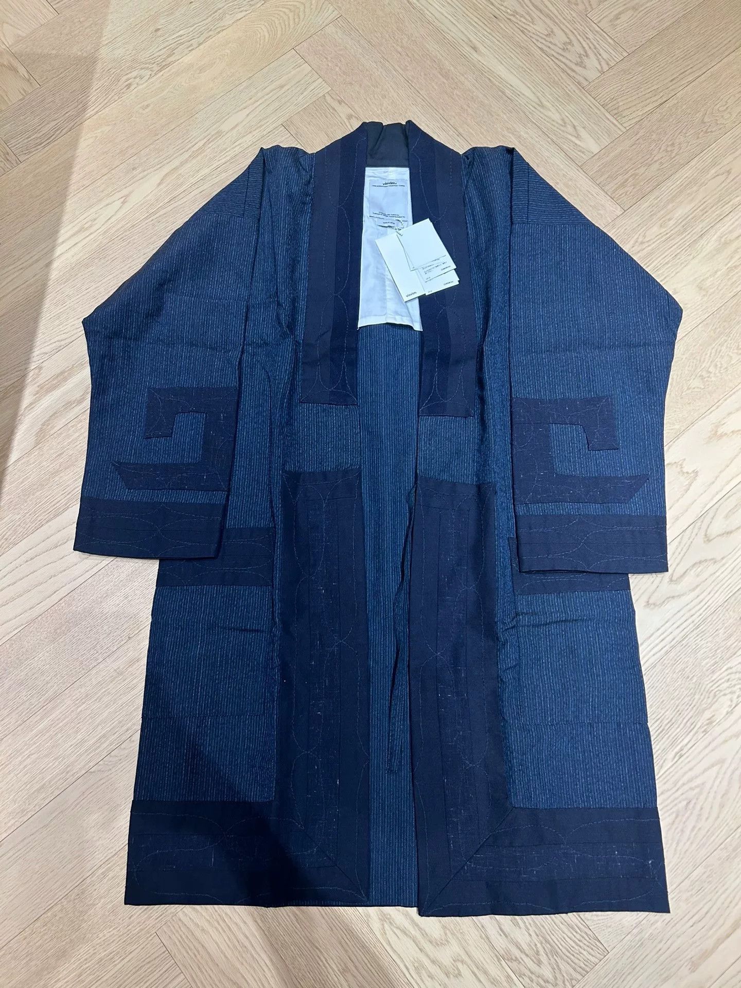 Visvim visvim ruunpe pinstripe coat Size US S / EU 44-46 / 1 - 1 Thumbnail