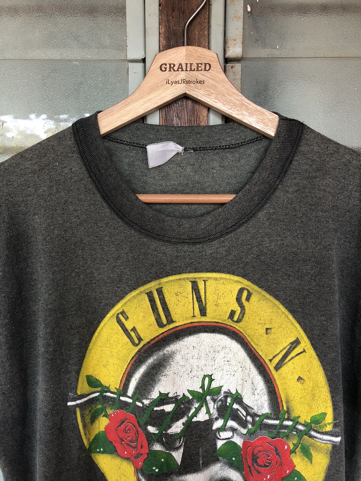 Band Tees × Guns N' Roses × Vintage Vintage 80’s Gun’s and Roses Was Here Faded Shirt Tee Rare Size US M / EU 48-50 / 2 - 7 Thumbnail