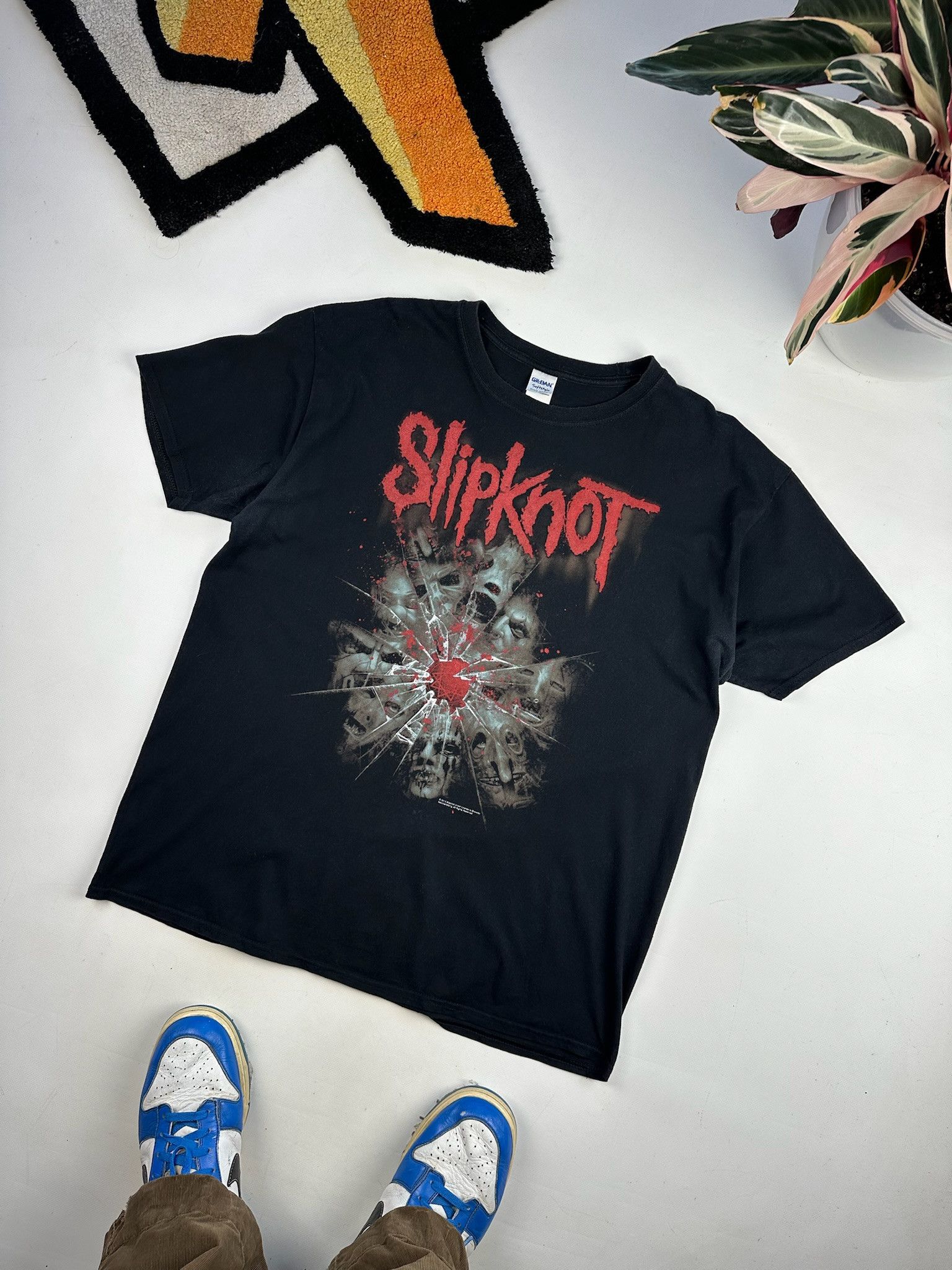 Band Tees Slipknot vintage tshirt Size US XL / EU 56 / 4 - 2 Thumbnail