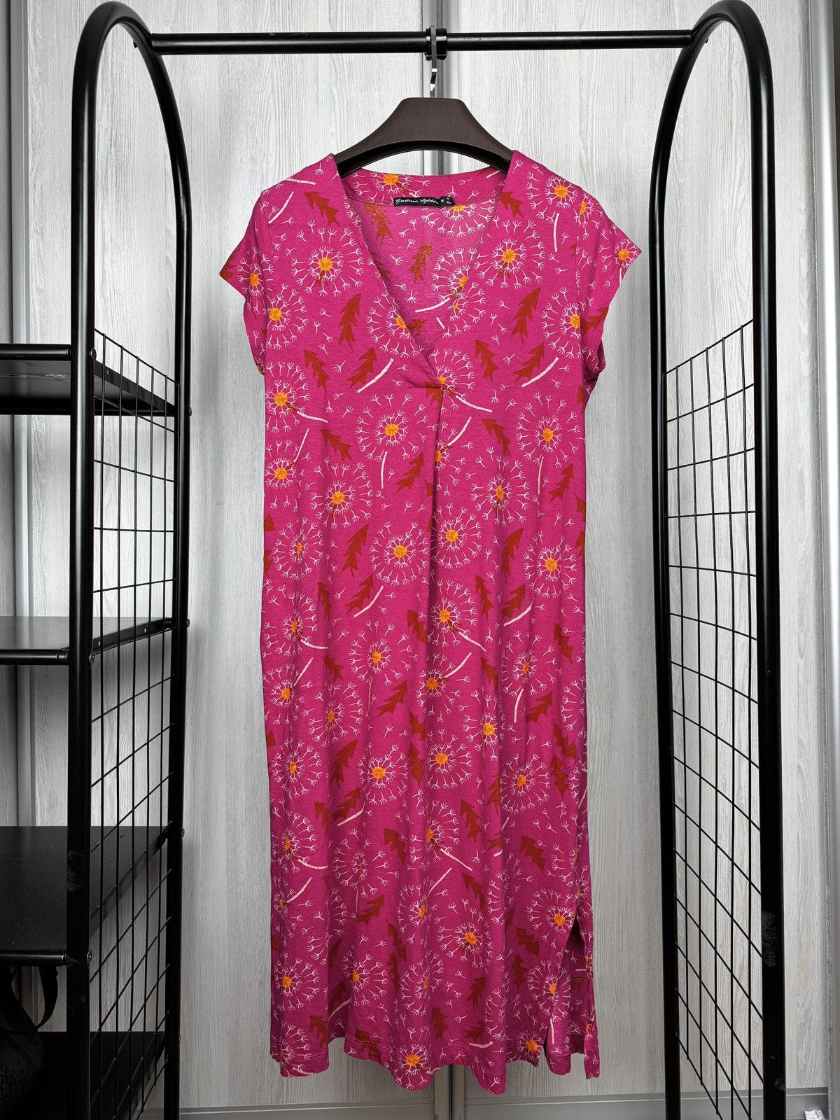 Gudrun Sjoden Gudrun Sjödén Dandelion Flower v-neck short sleeve dress M Size M / US 6-8 / IT 42-44 - 2 Thumbnail