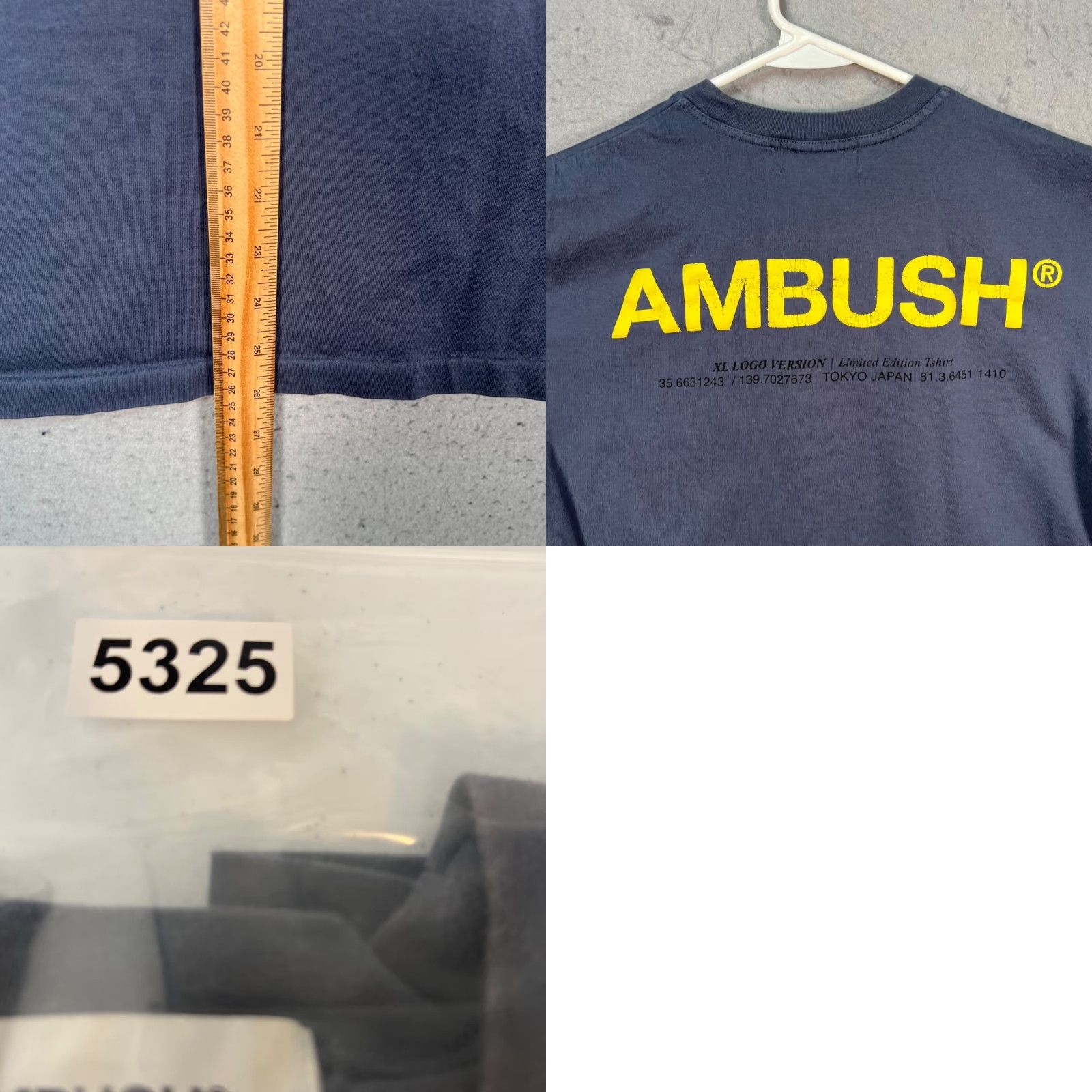 Vintage Ambush T-Shirt Mens Size 1 Navy Blue Cotton Crewneck Short Sleeve Logo Vintage No Size US XS / EU 42 / 0 - 8 Thumbnail